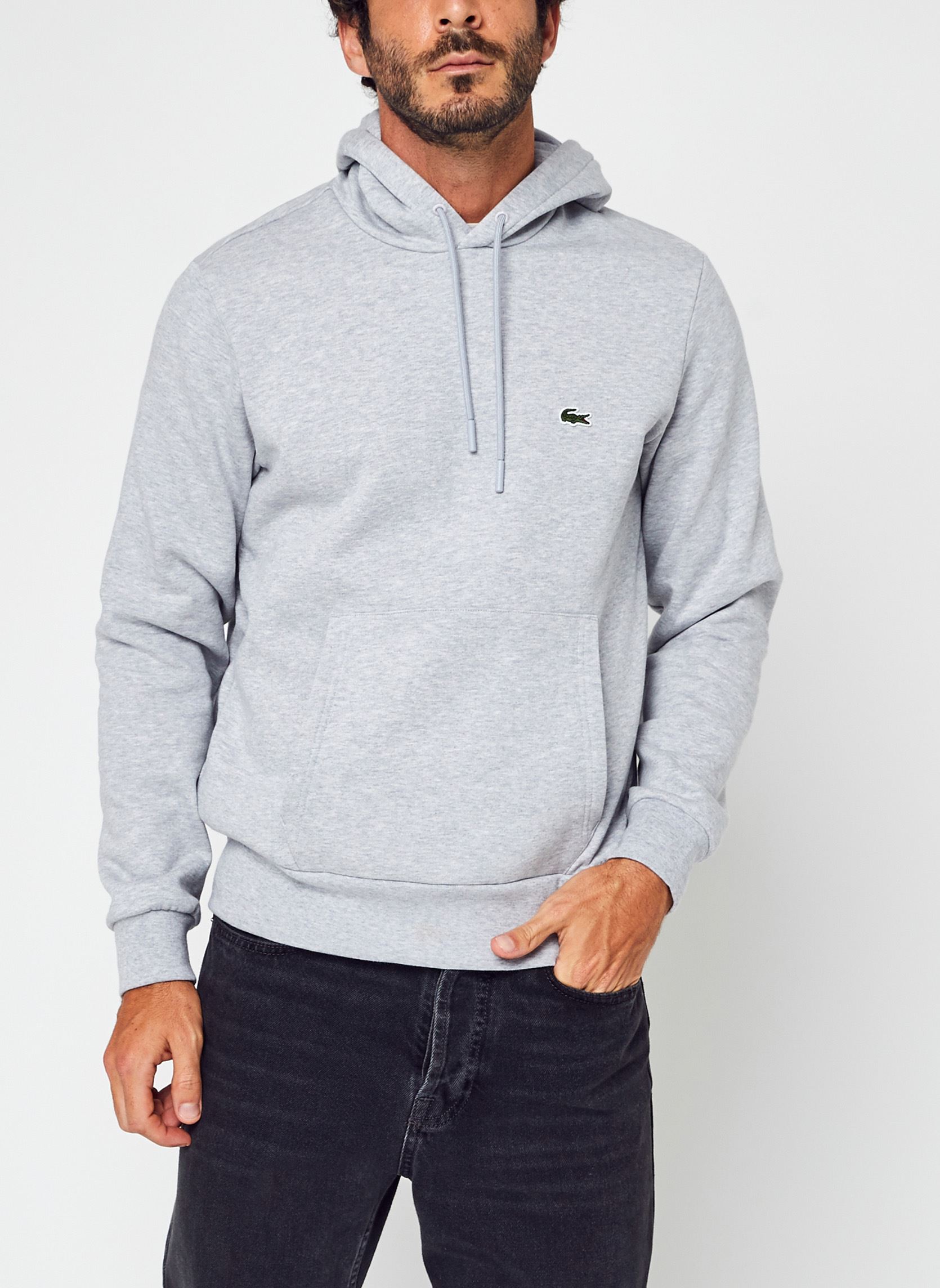 Kapuzenpullover Sweatshirt à capuche homme herren grau Lacoste Kapuzenpullover Sweatshirt à capuche homme herren grau ARGENT CHINE