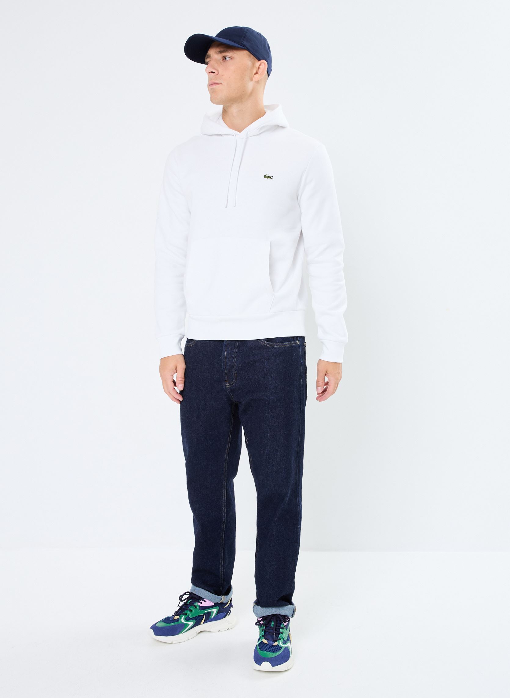Sweats à capuche Sweatshirt à capuche homme homme blanc Lacoste Sweats à capuche Sweatshirt à capuche homme homme blanc BLANC