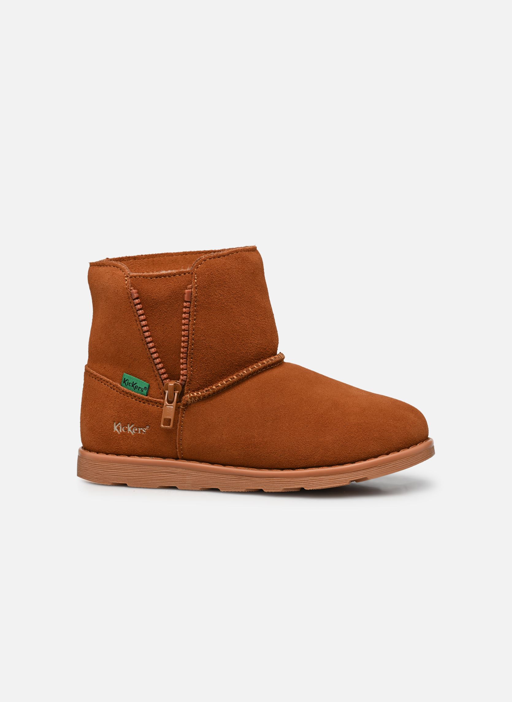 Enkellaarsjes ALDIZA meisjes bruin Kickers Enkellaarsjes ALDIZA meisjes bruin MARRON