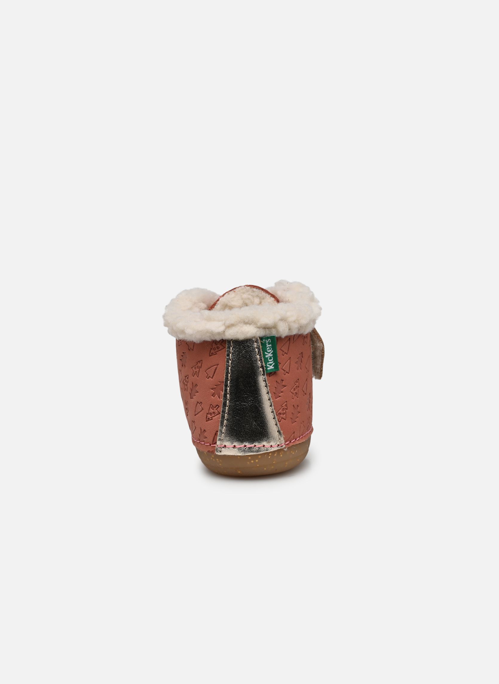 Chaussures premiers pas SO SCHUSS fille rose Kickers Chaussures premiers pas SO SCHUSS fille rose ROSE OR FANTAISIE