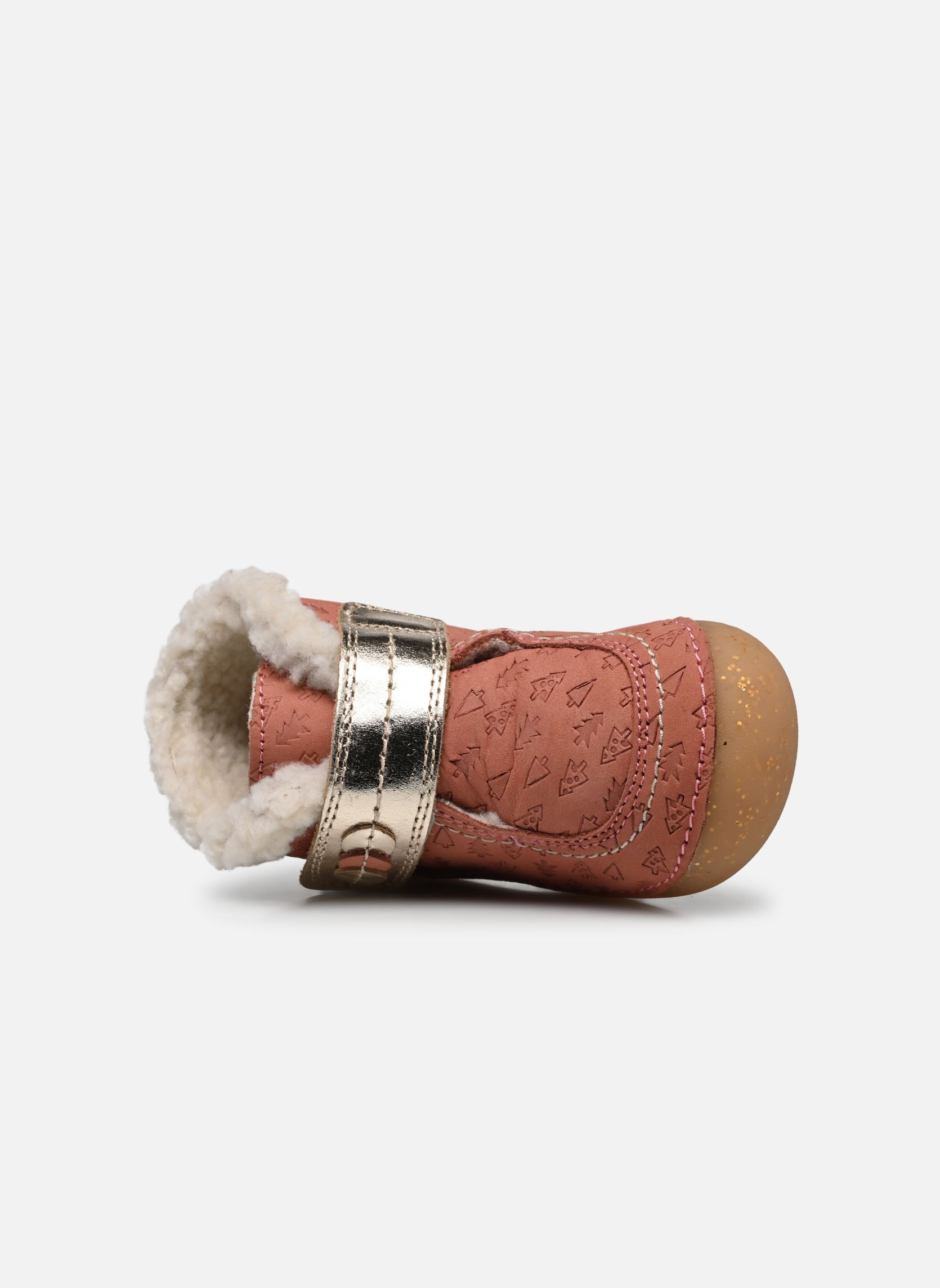 Chaussures premiers pas SO SCHUSS fille rose Kickers Chaussures premiers pas SO SCHUSS fille rose ROSE OR FANTAISIE