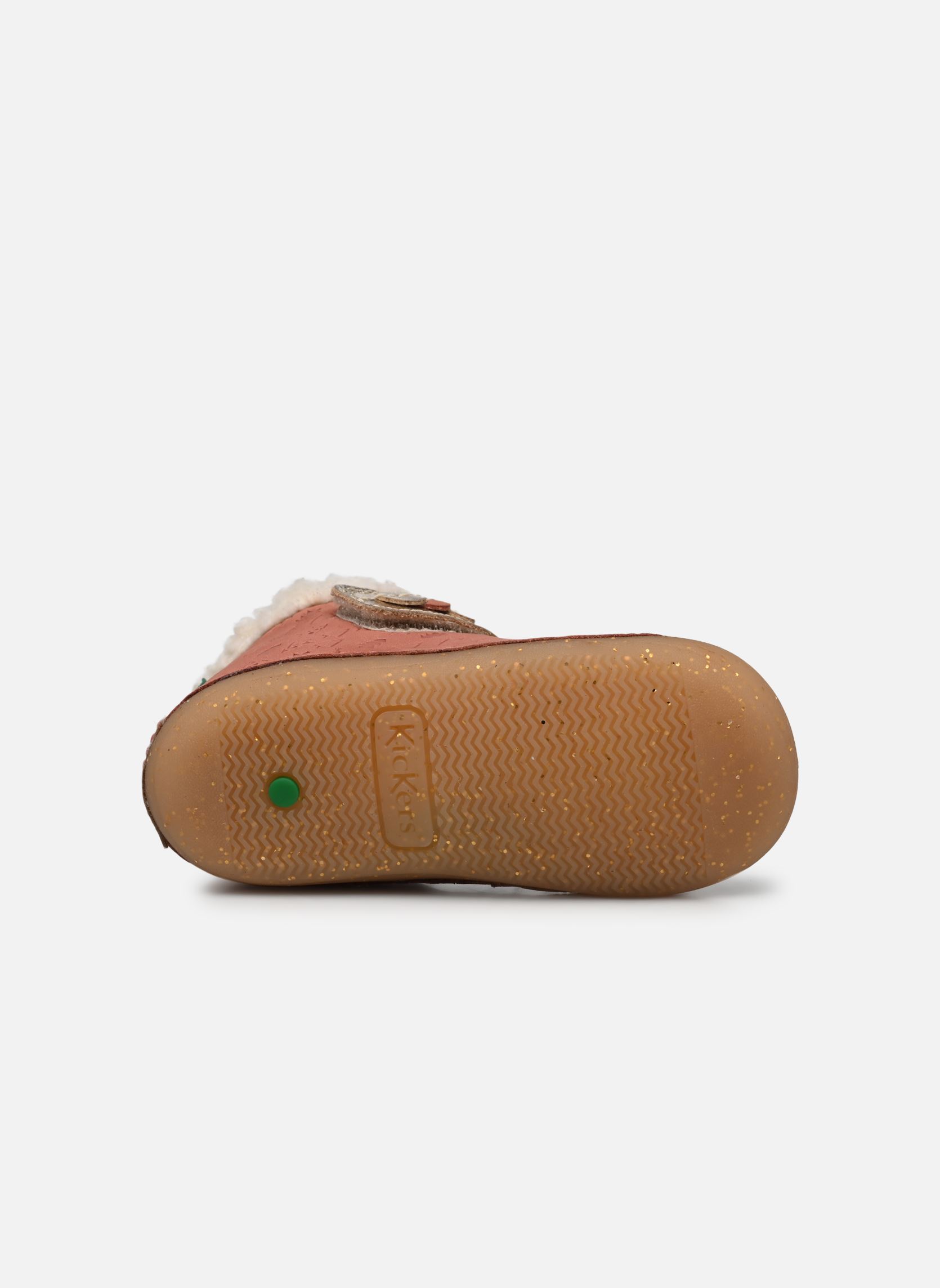 Chaussures premiers pas SO SCHUSS fille rose Kickers Chaussures premiers pas SO SCHUSS fille rose ROSE OR FANTAISIE