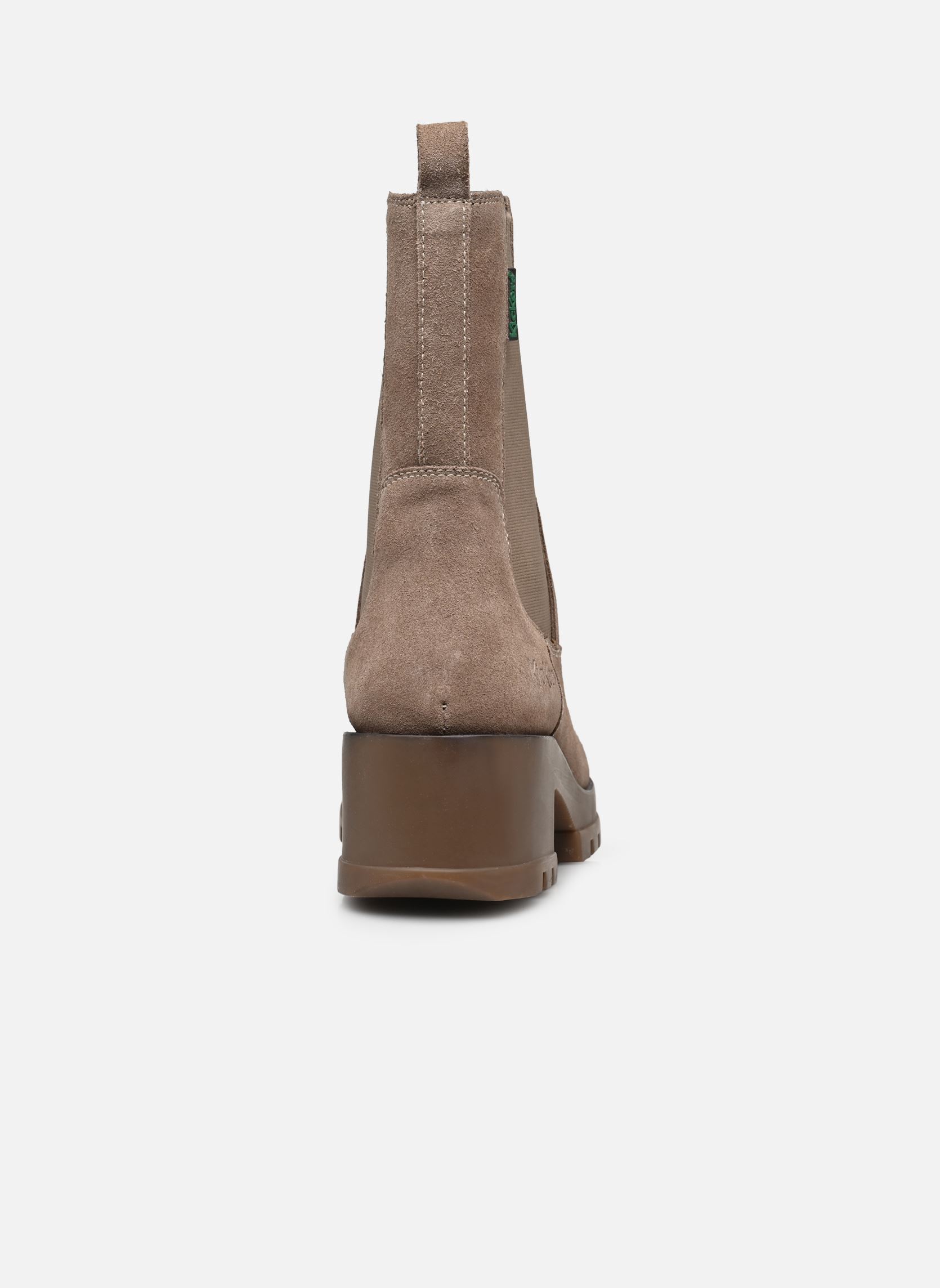 Niedrige Ankle Boots KICK HAPPY damen grau Kickers Niedrige Ankle Boots KICK HAPPY damen grau Argent