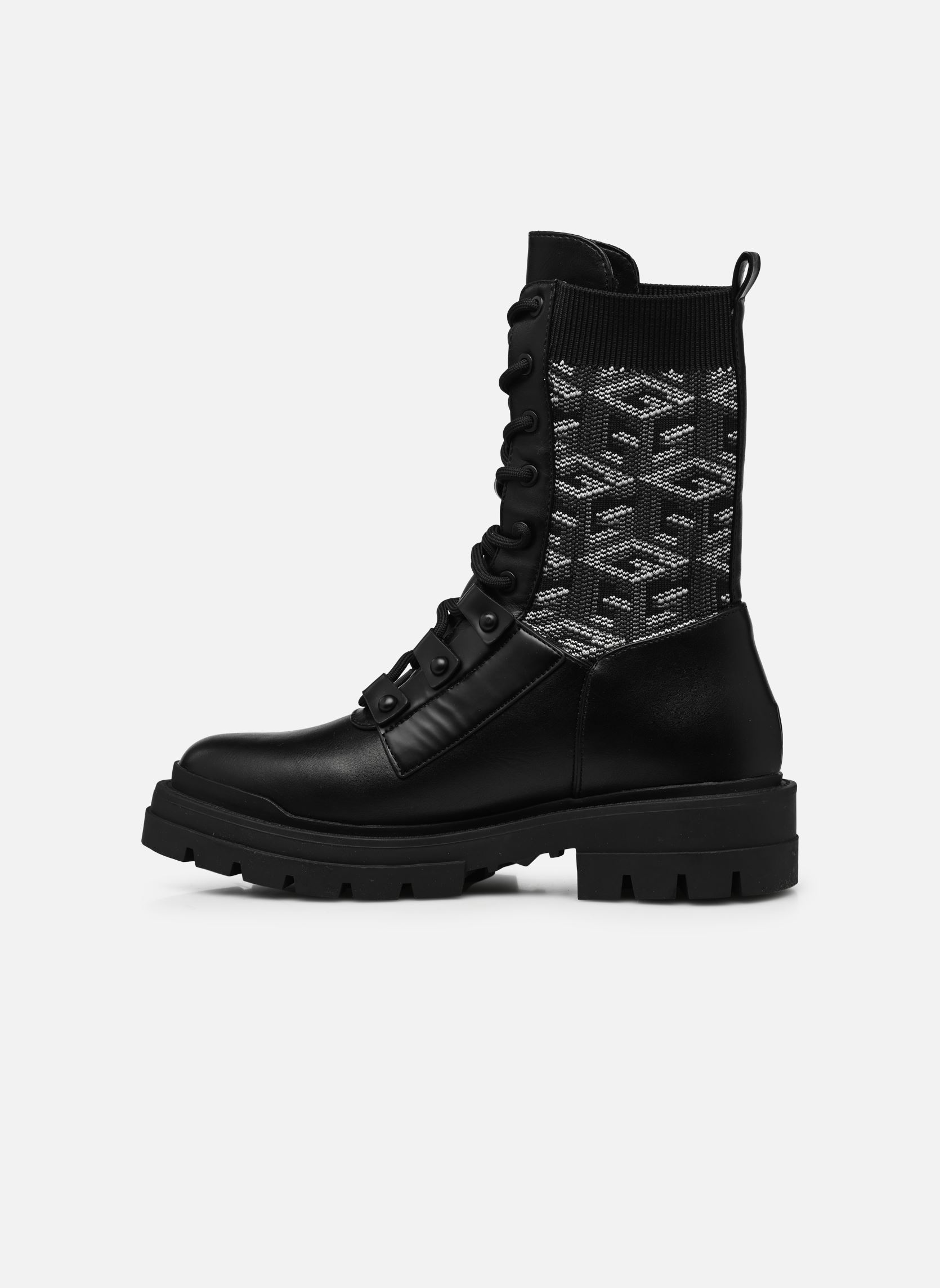 Geschnürte Stiefeletten ODALIS damen schwarz Guess Geschnürte Stiefeletten ODALIS damen schwarz Black