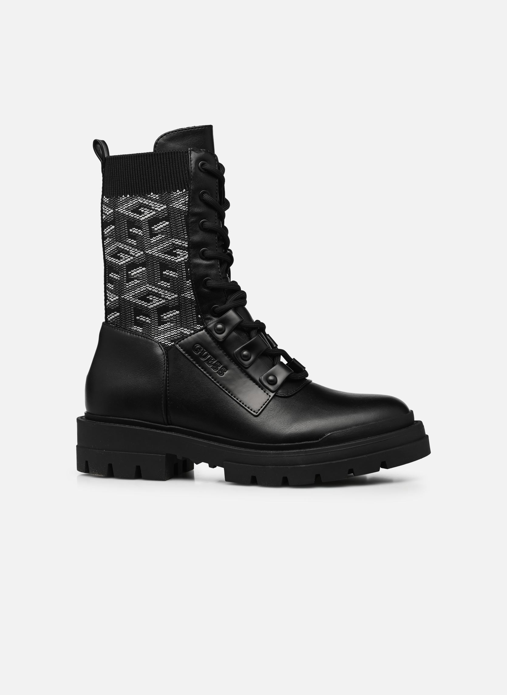 Geschnürte Stiefeletten ODALIS damen schwarz Guess Geschnürte Stiefeletten ODALIS damen schwarz Black