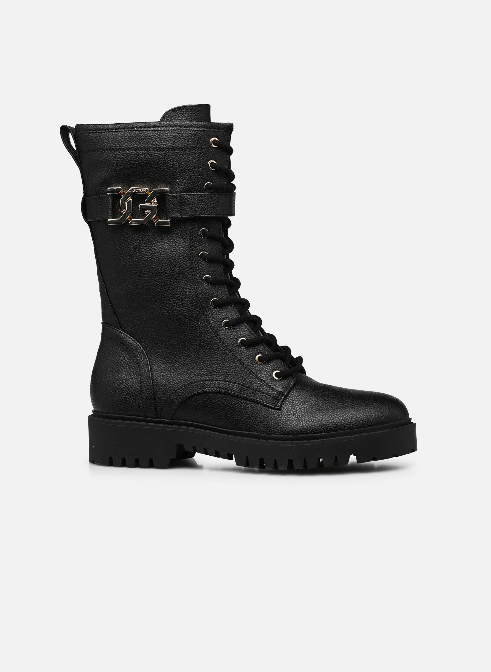 Veterlaarsjes ORISS dames zwart Guess Veterlaarsjes ORISS dames zwart BLACK