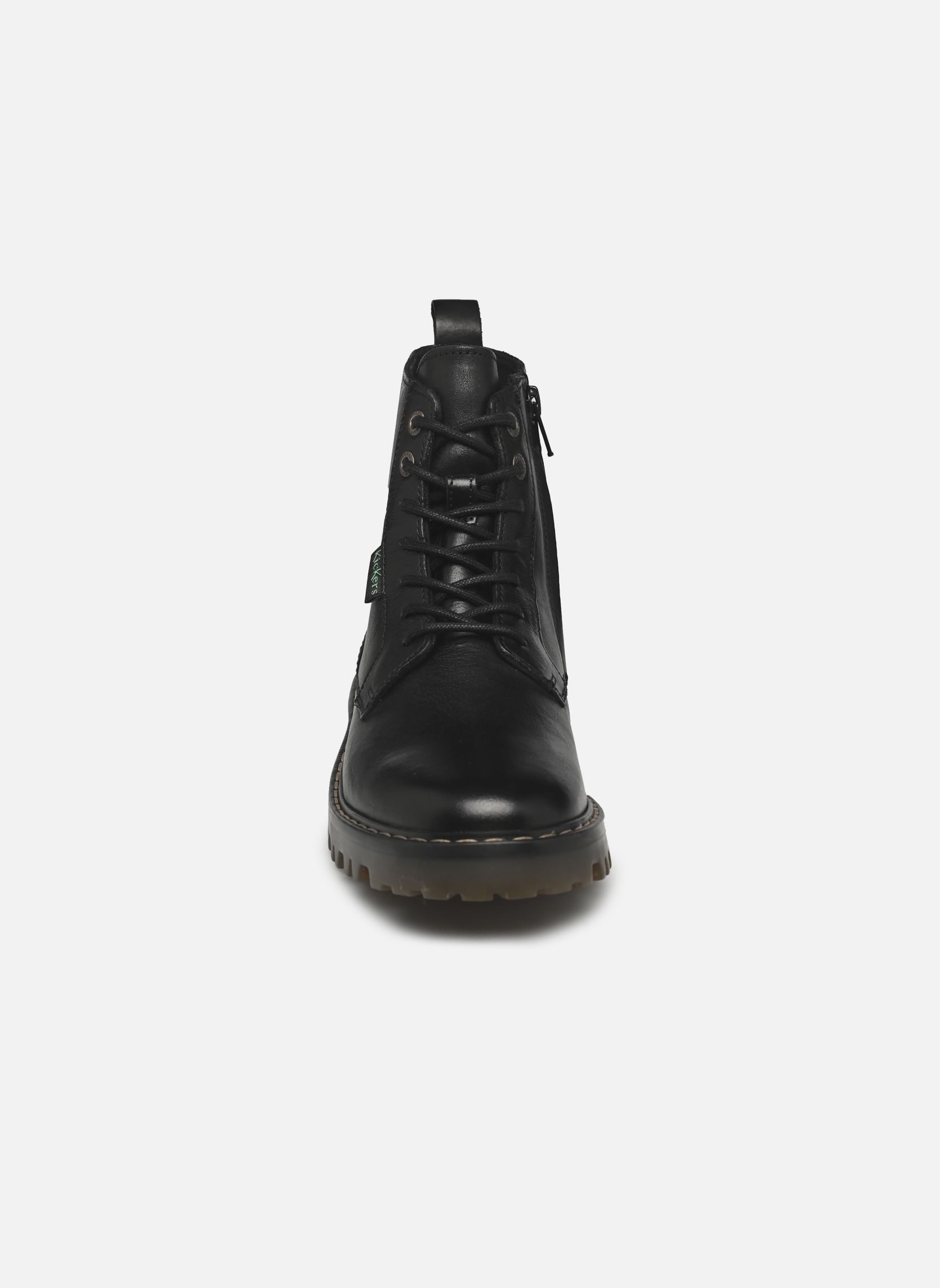 Veterlaarsjes KICK DECKLOCK dames zwart Kickers Veterlaarsjes KICK DECKLOCK dames zwart Noir