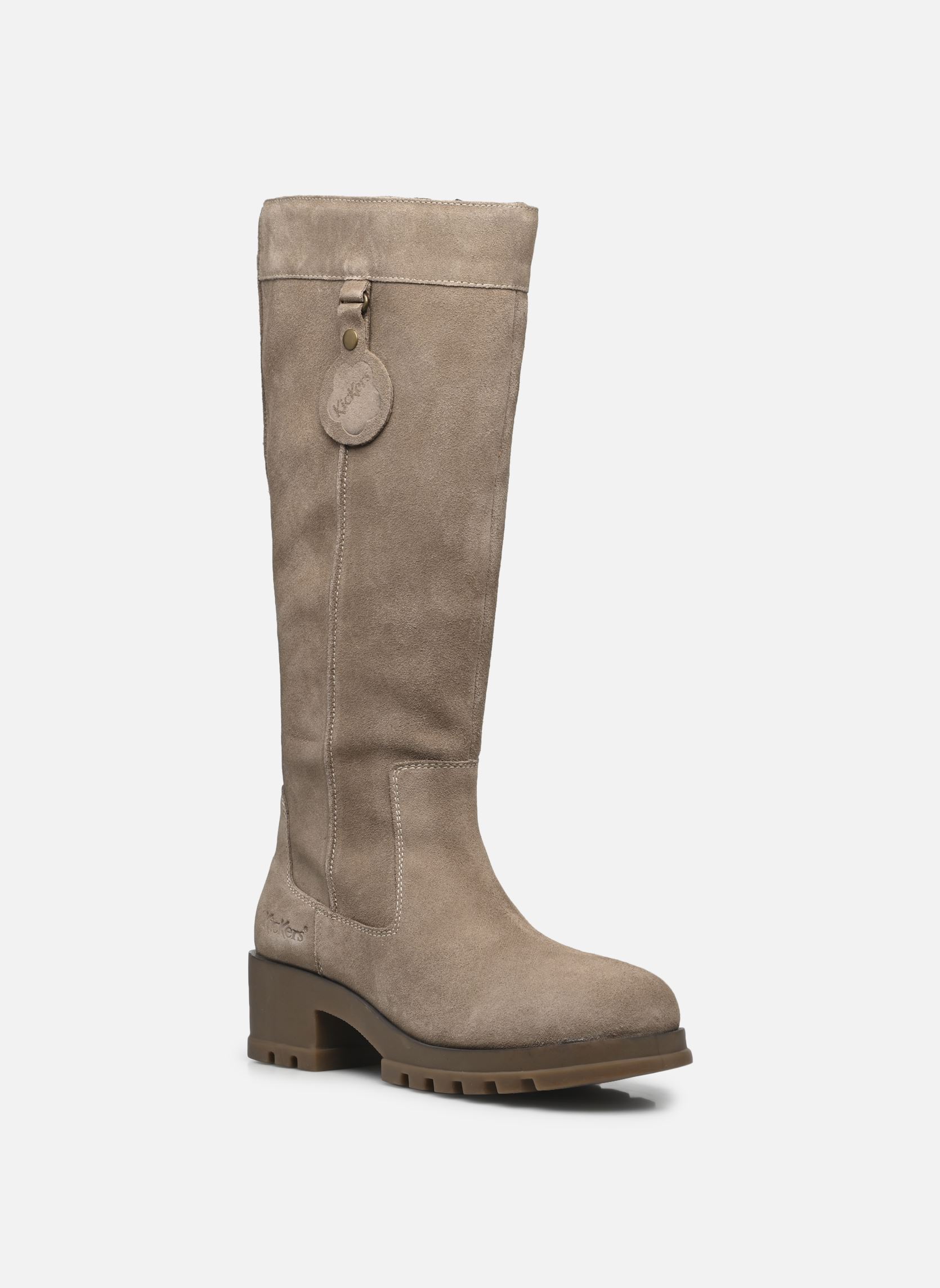 Bottes Kickers Femme Higher Botte Haute Jusqu'au Genou