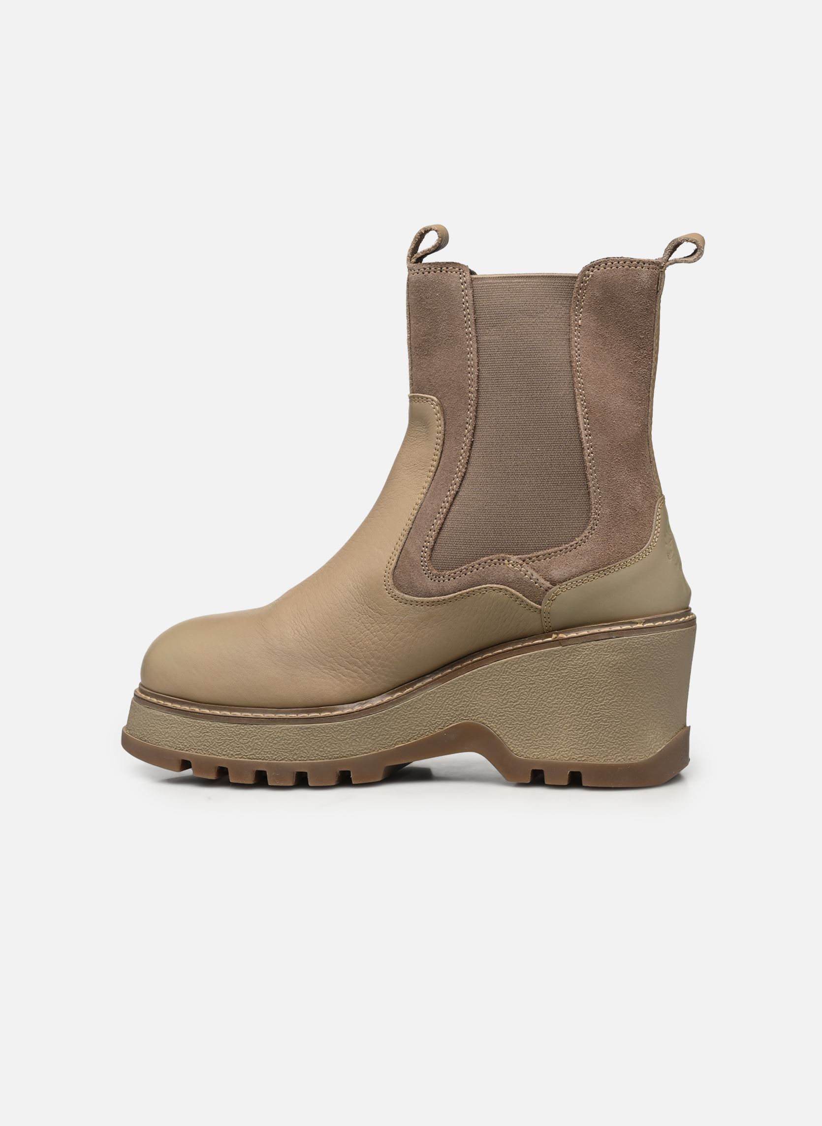Niedrige Ankle Boots KICK WAG damen silber Kickers Niedrige Ankle Boots KICK WAG damen silber Argent