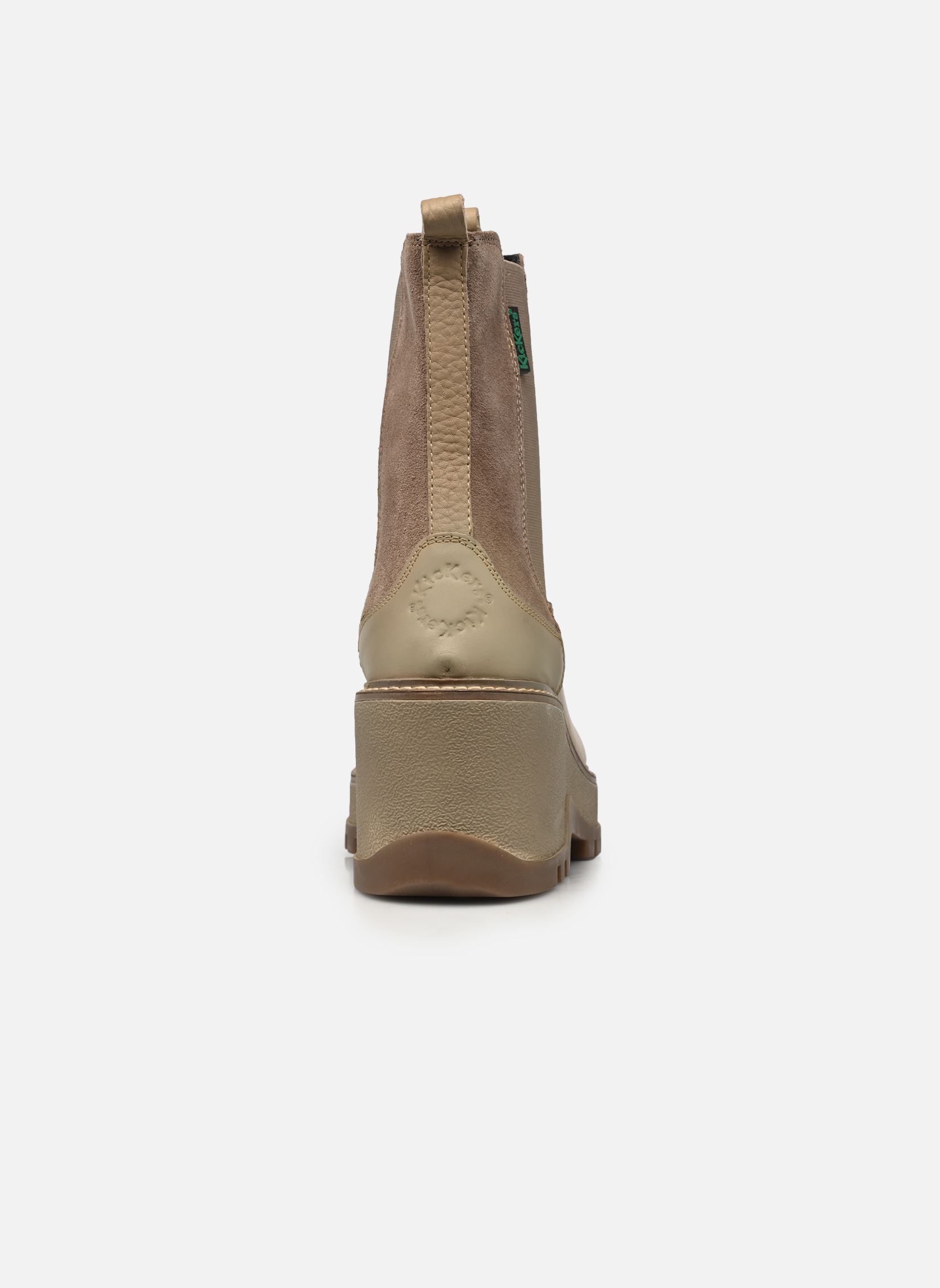 Niedrige Ankle Boots KICK WAG damen silber Kickers Niedrige Ankle Boots KICK WAG damen silber Argent