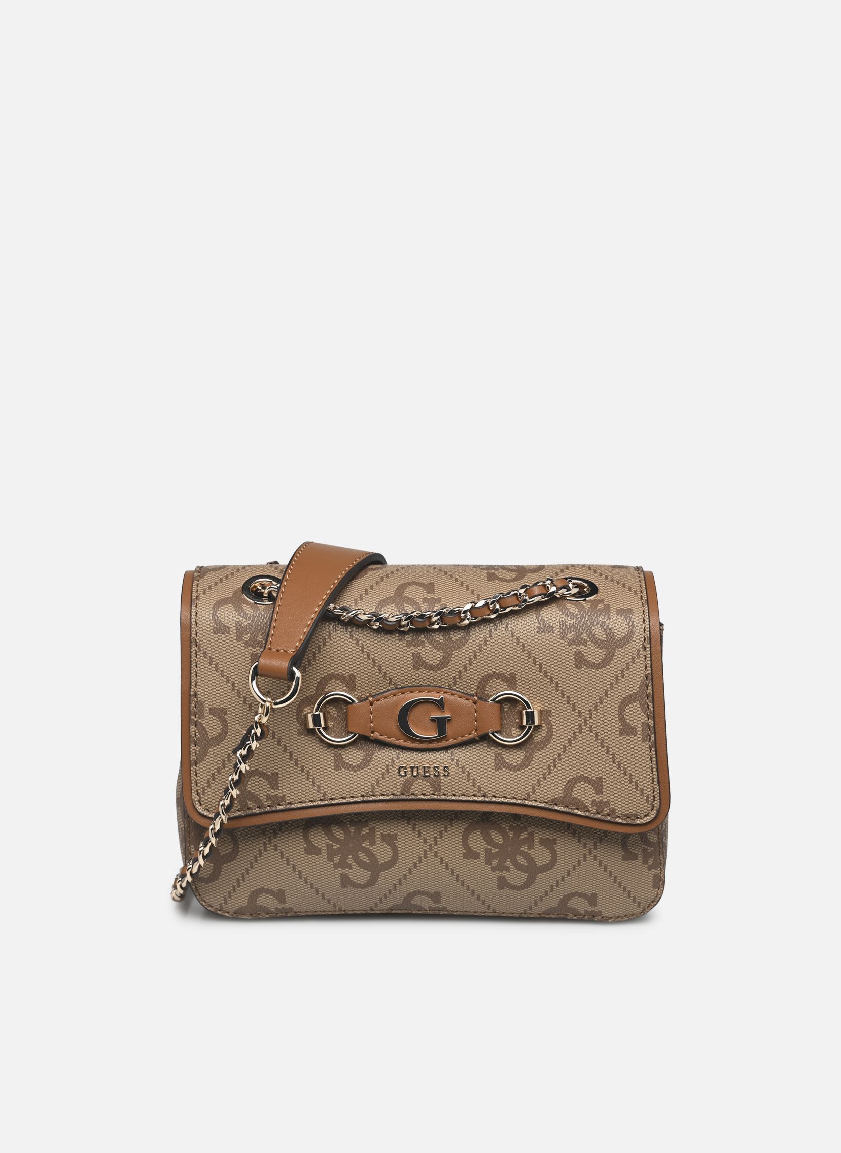 Sac Bandouliere Guess Sac Bandoulière Izzy Top Zip Shoulde Latte Logo OS865419 Unique - vue 2