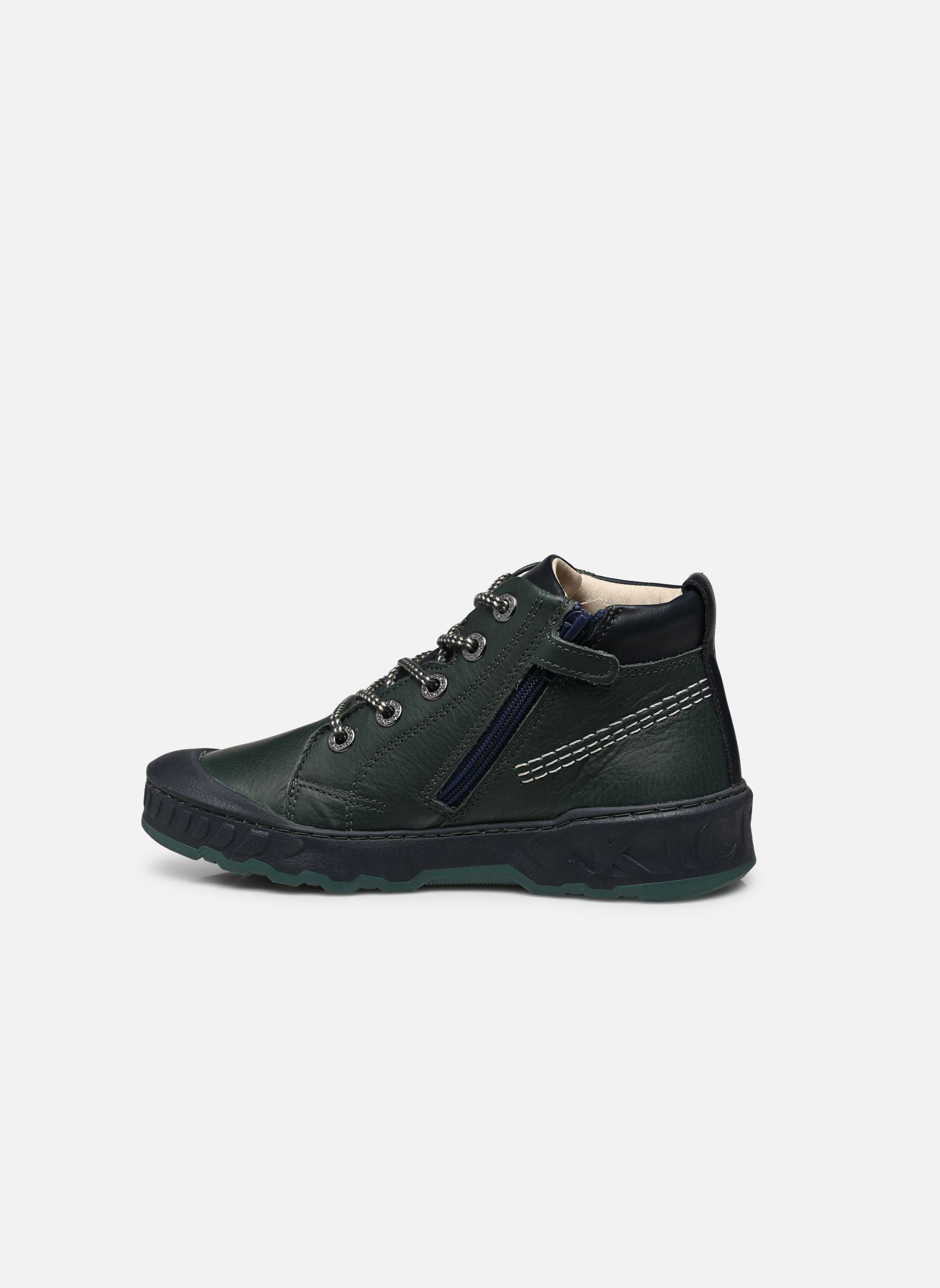 Baskets hautes KICKDUNDY garçon vert Kickers Baskets hautes KICKDUNDY garçon vert VERT MARINE