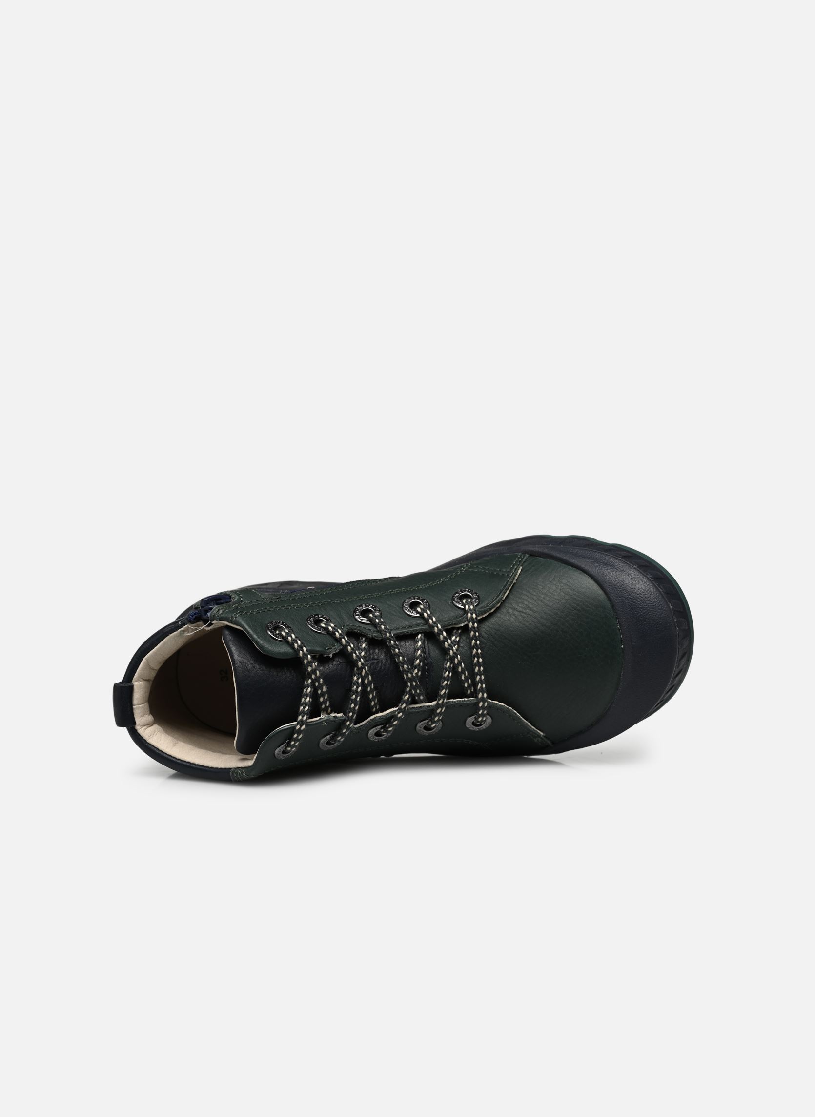 Baskets hautes KICKDUNDY garçon vert Kickers Baskets hautes KICKDUNDY garçon vert VERT MARINE