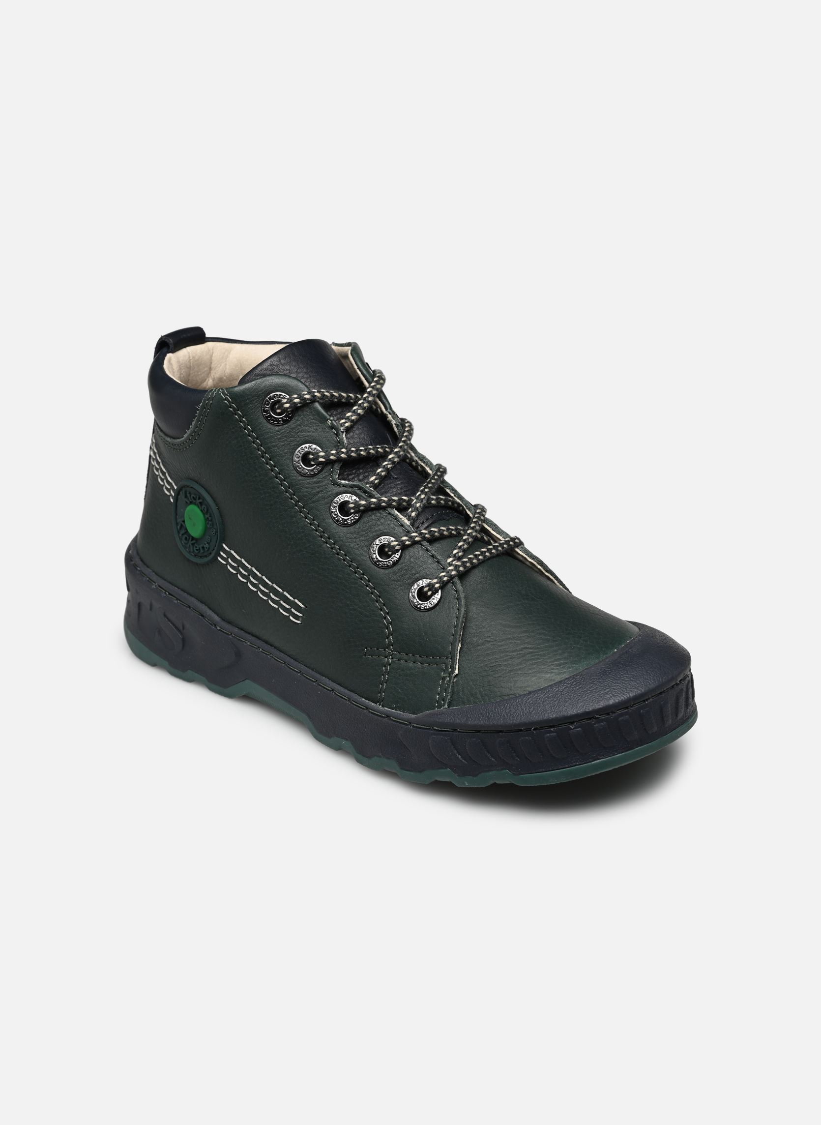 Baskets hautes KICKDUNDY garçon vert Kickers Baskets hautes KICKDUNDY garçon vert VERT MARINE