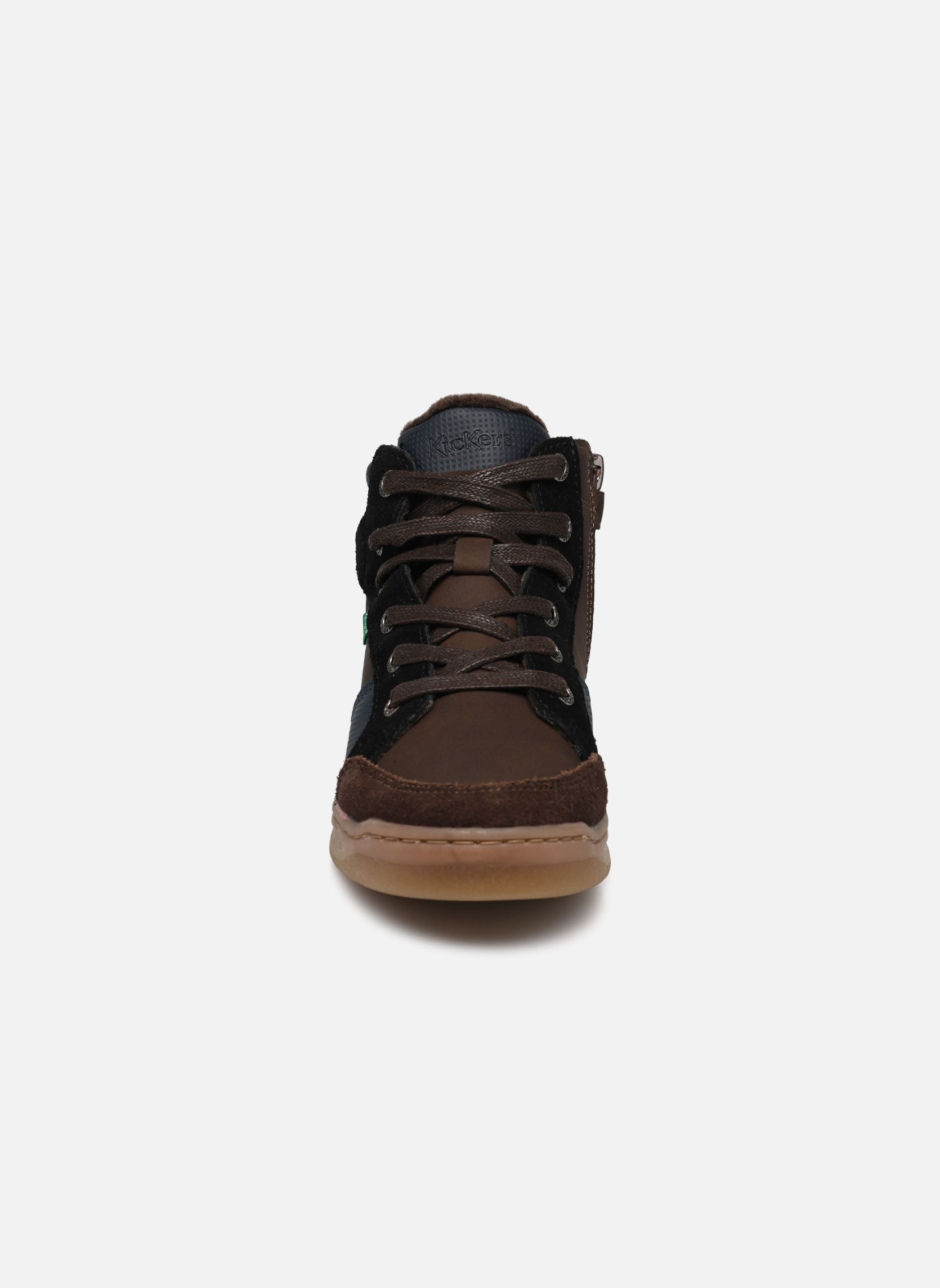 Zapatillas altas KICKOSTA niño marrón Kickers Zapatillas altas KICKOSTA niño marrón MARRON FONCE MARINE