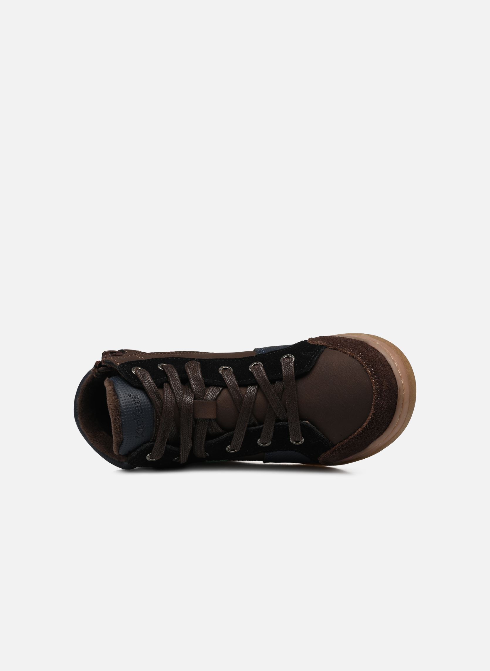 Zapatillas altas KICKOSTA niño marrón Kickers Zapatillas altas KICKOSTA niño marrón MARRON FONCE MARINE