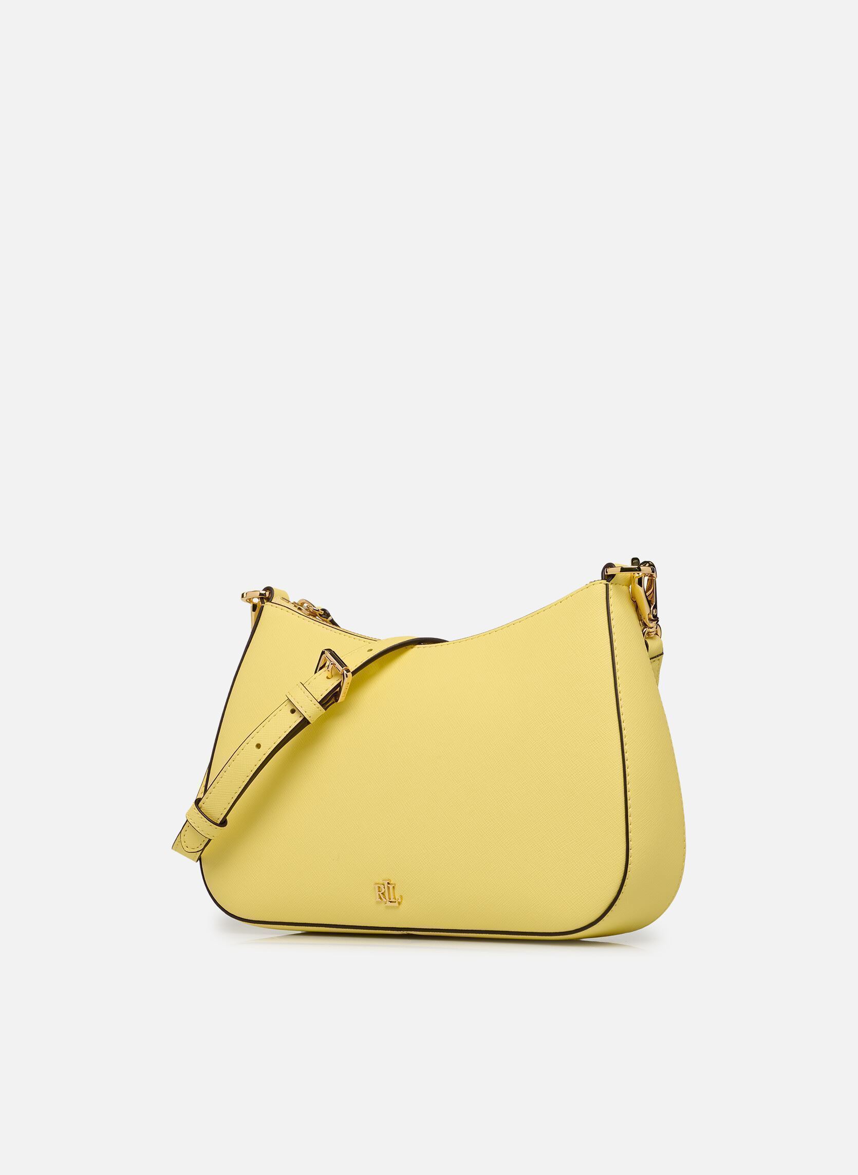 Sacs DANNI 26-SHOULDER BAG-MEDIUM femme jaune Lauren Ralph Lauren Sacs DANNI 26-SHOULDER BAG-MEDIUM femme jaune LEMON SORBET