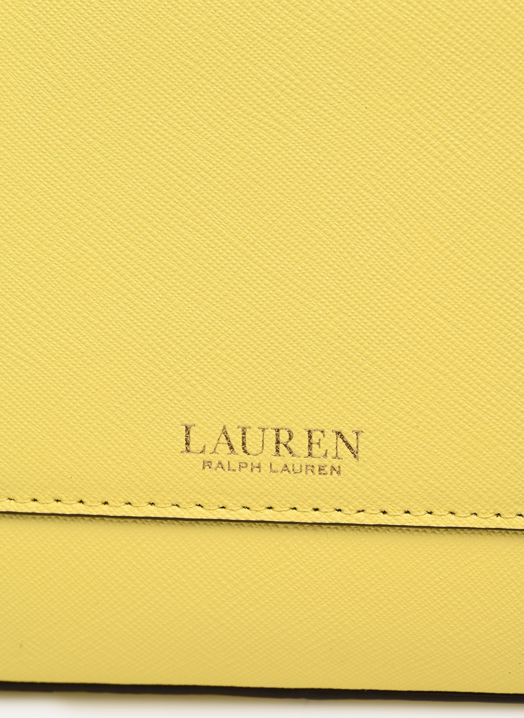 Sacs DANNI 26-SHOULDER BAG-MEDIUM femme jaune Lauren Ralph Lauren Sacs DANNI 26-SHOULDER BAG-MEDIUM femme jaune LEMON SORBET