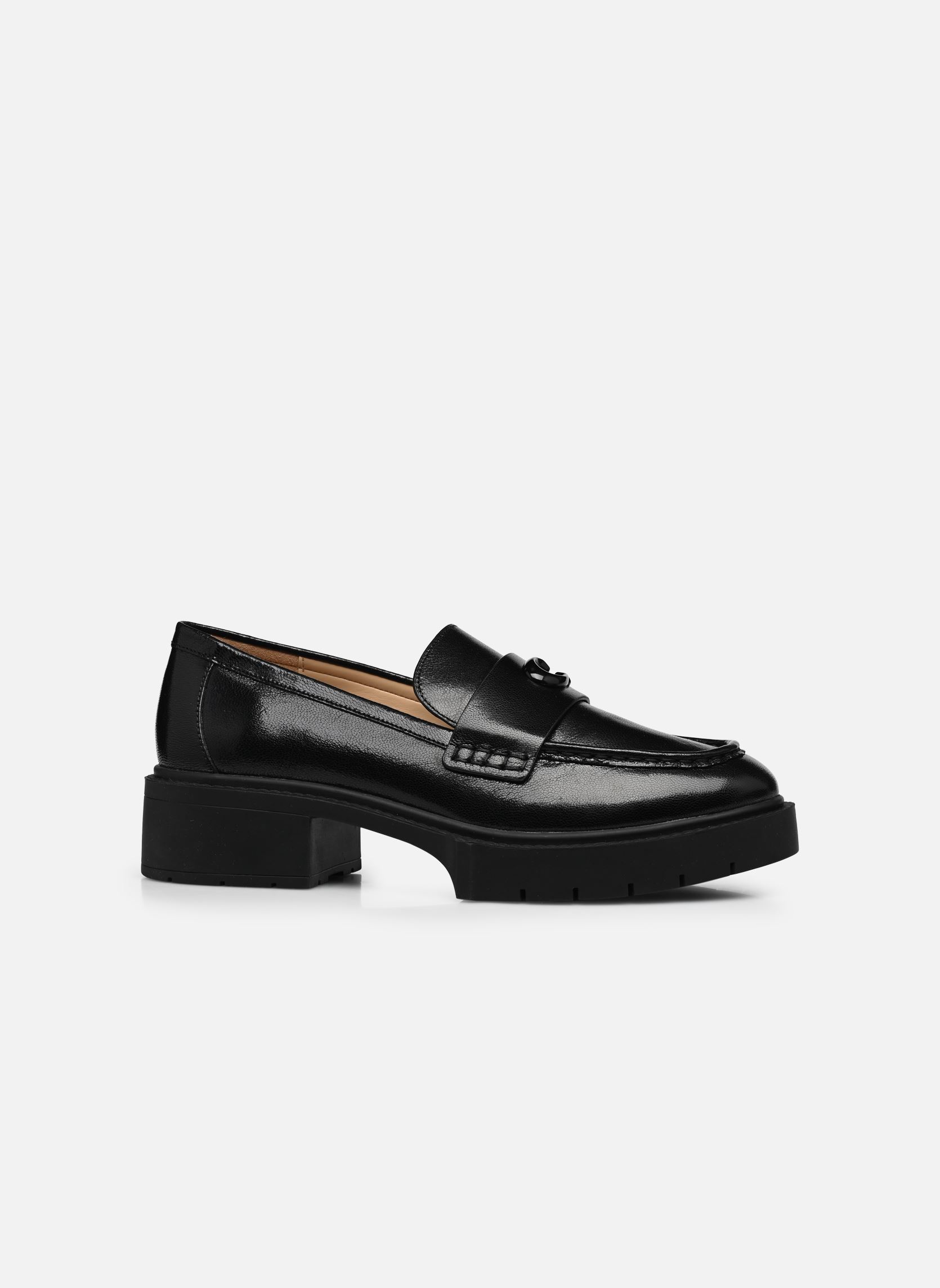 Mocassins Leah Leather Loafer Pump femme noir Coach Mocassins Leah Leather Loafer Pump femme noir BLACK