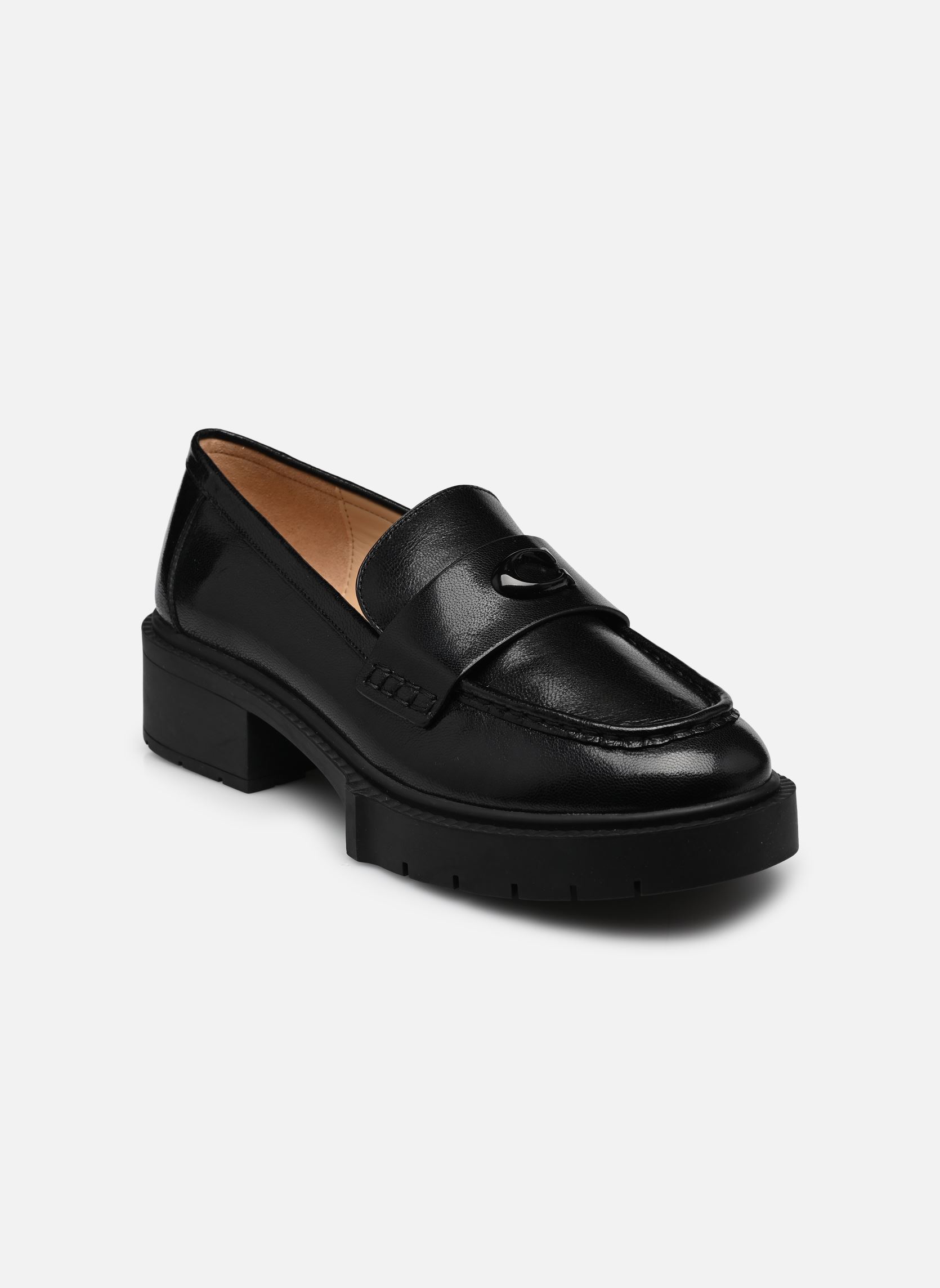 Mocassins Leah Leather Loafer Pump femme noir Coach Mocassins Leah Leather Loafer Pump femme noir BLACK