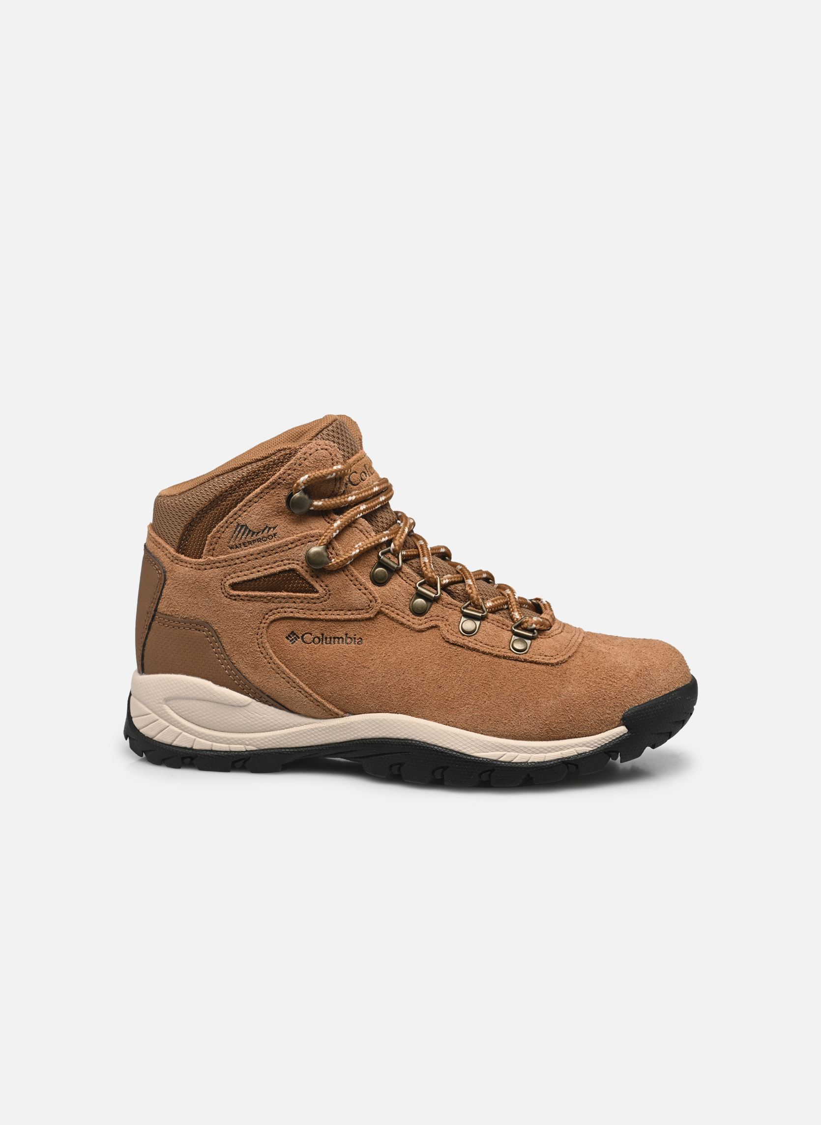 Sportschoenen Newton Ridge Plus Waterproof W dames bruin Columbia Sportschoenen Newton Ridge Plus Waterproof W dames bruin Elk, Dark Stone