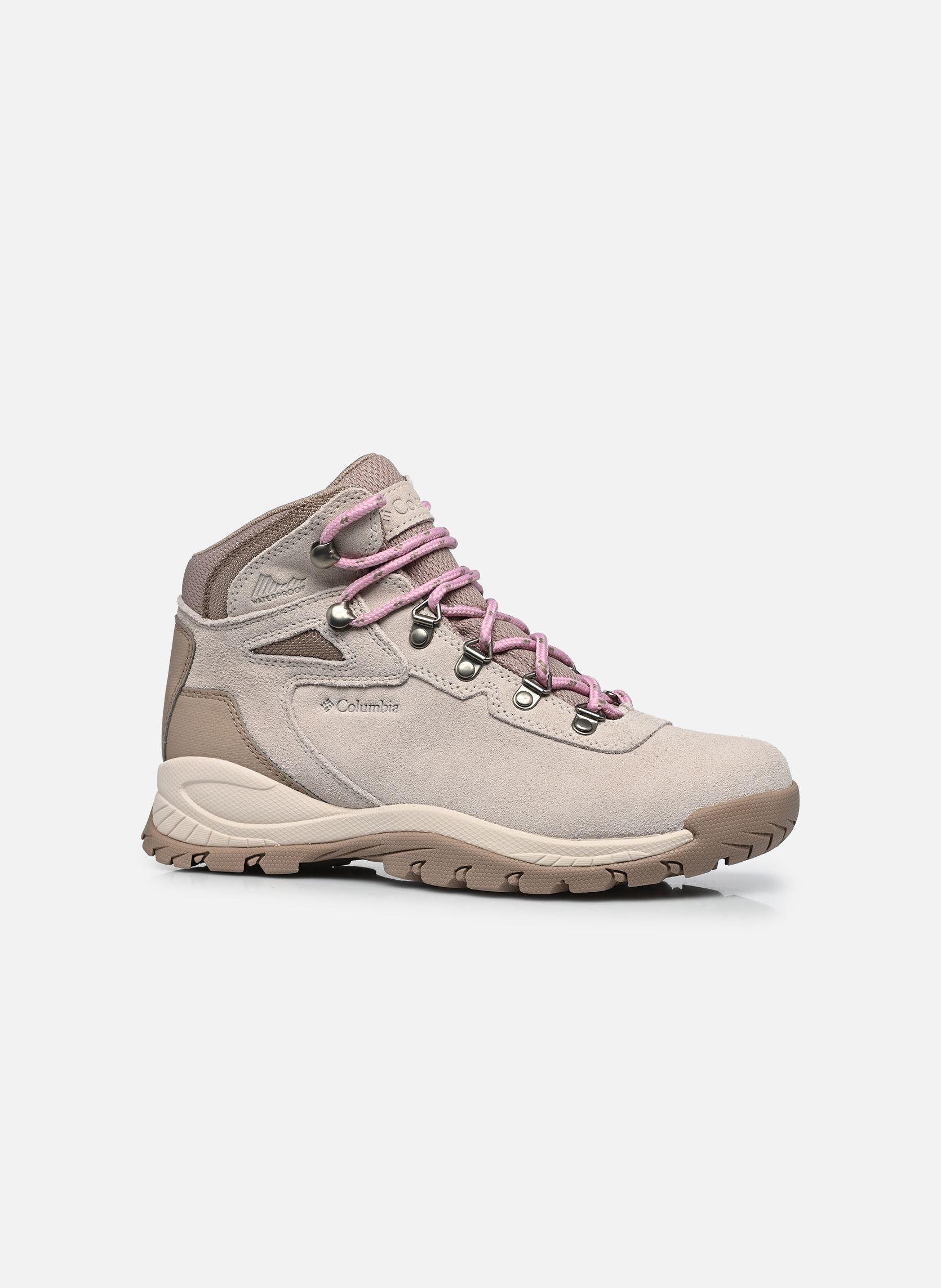 Sportschoenen Newton Ridge Plus Waterproof W dames beige Columbia Sportschoenen Newton Ridge Plus Waterproof W dames beige Dark Stone, Cosmos
