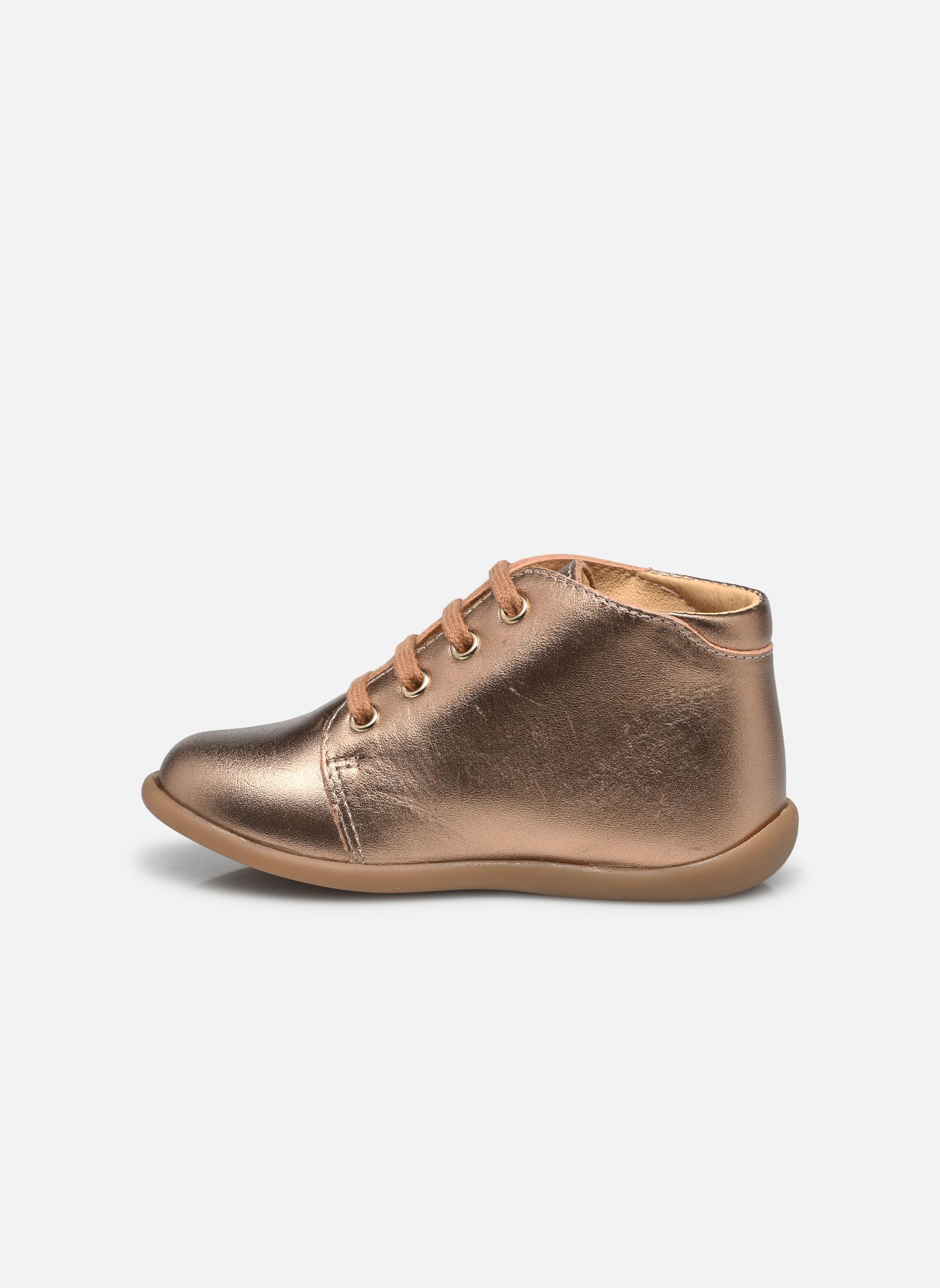 Chaussures premiers pas STAND-UP BIRD fille rose Pom d Api Chaussures premiers pas STAND-UP BIRD fille rose COPPER