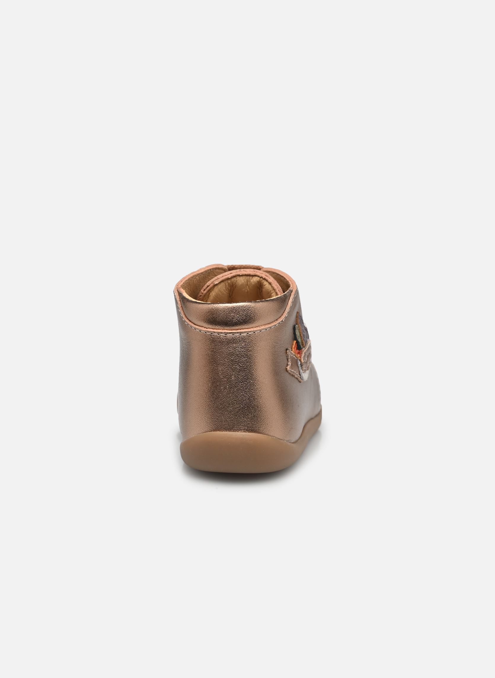Chaussures premiers pas STAND-UP BIRD fille rose Pom d Api Chaussures premiers pas STAND-UP BIRD fille rose COPPER