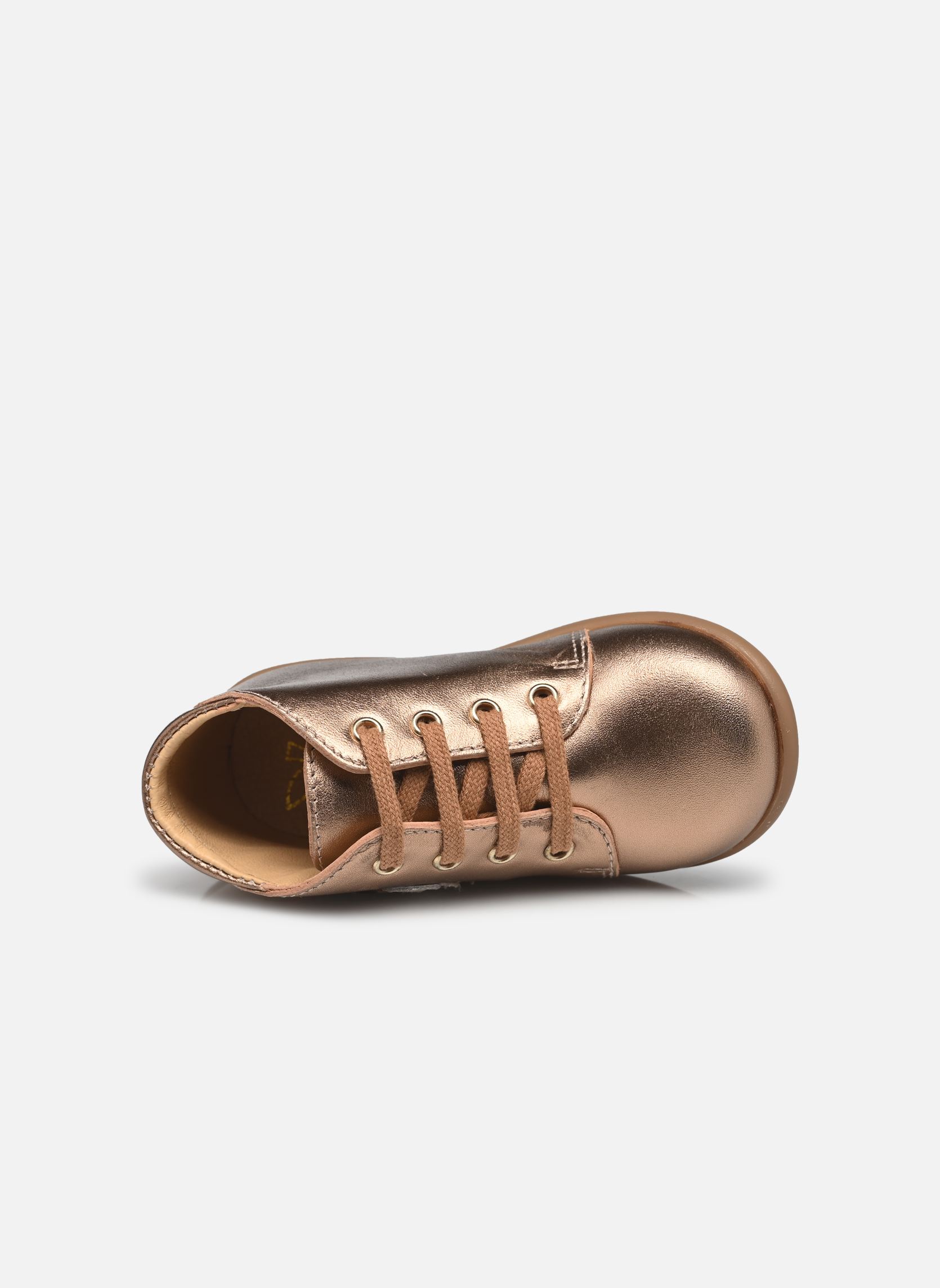 Chaussures premiers pas STAND-UP BIRD fille rose Pom d Api Chaussures premiers pas STAND-UP BIRD fille rose COPPER
