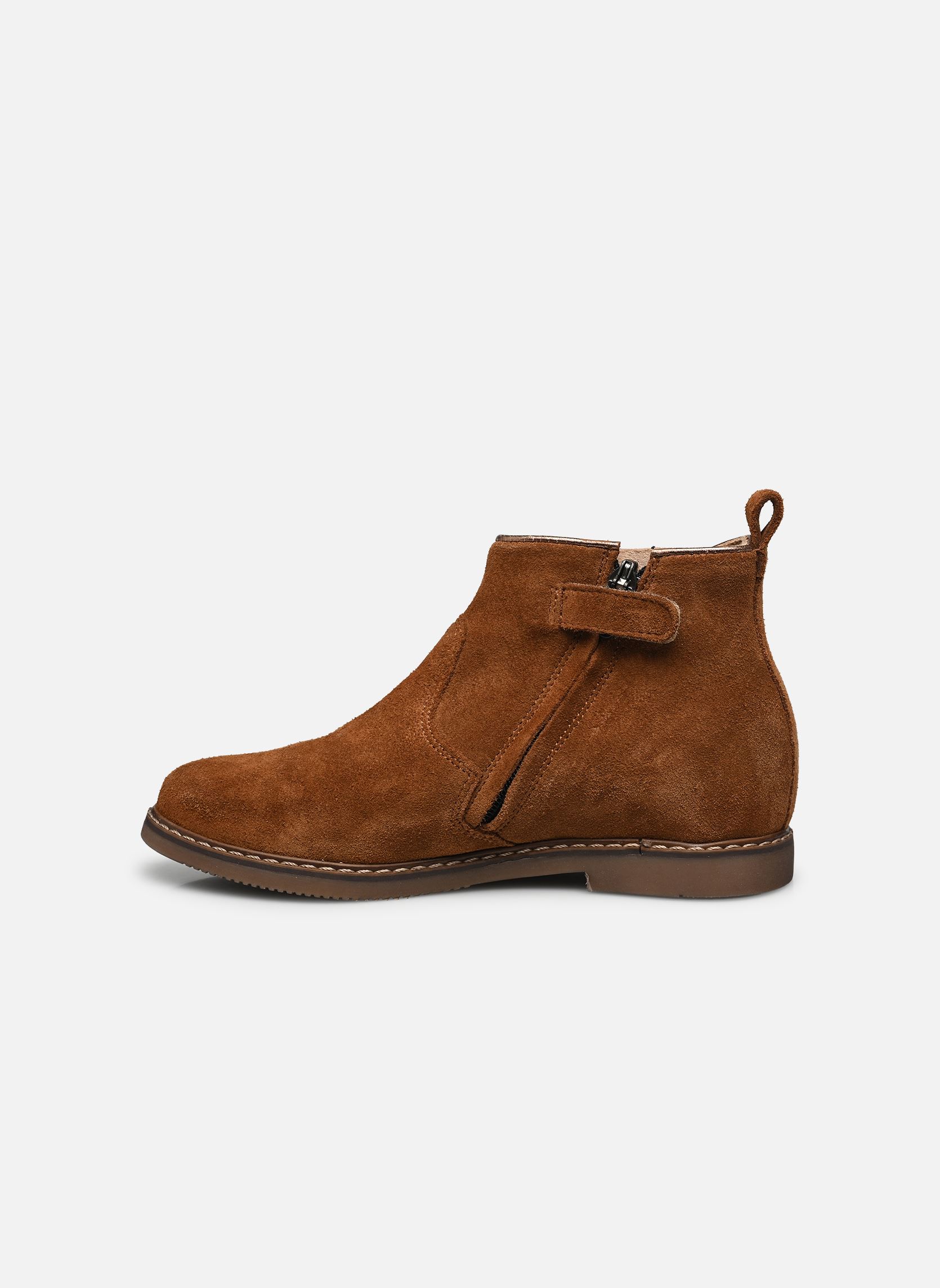 Stiefeletten / Ankle Boots CITY FLORA mädchen braun Pom d Api Stiefeletten / Ankle Boots CITY FLORA mädchen braun SIGARO