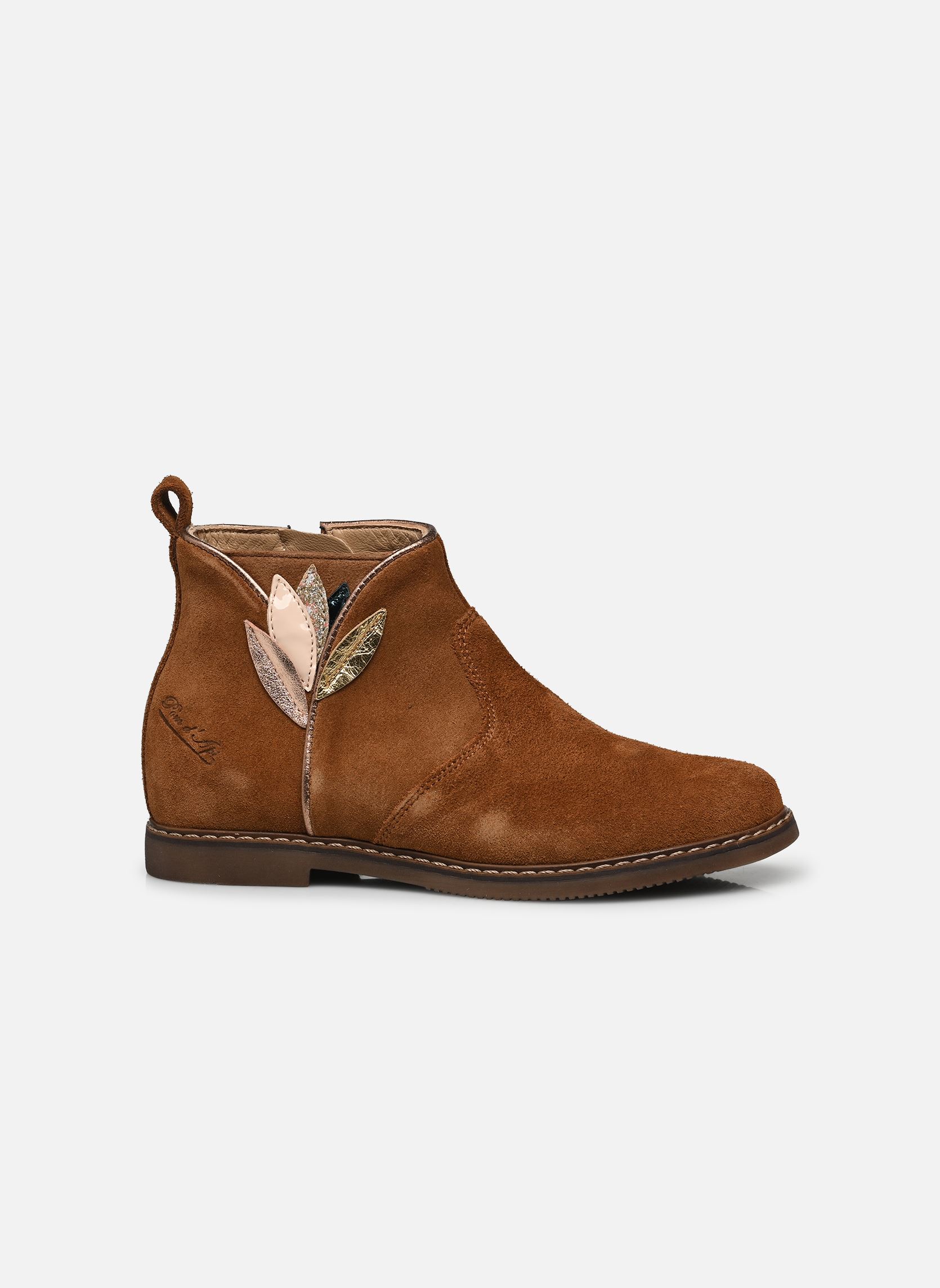 Stiefeletten / Ankle Boots CITY FLORA mädchen braun Pom d Api Stiefeletten / Ankle Boots CITY FLORA mädchen braun SIGARO