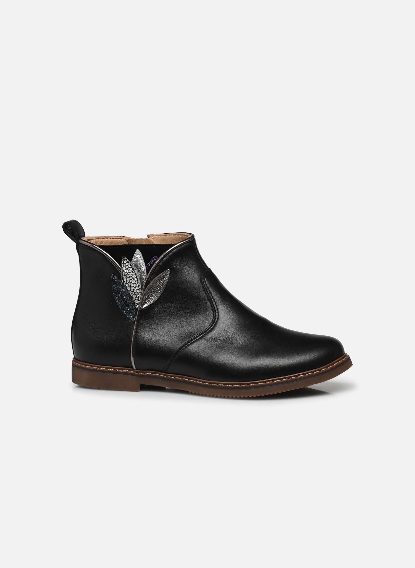 Stiefeletten / Ankle Boots CITY FLORA mädchen schwarz Pom d Api Stiefeletten / Ankle Boots CITY FLORA mädchen schwarz NOIR