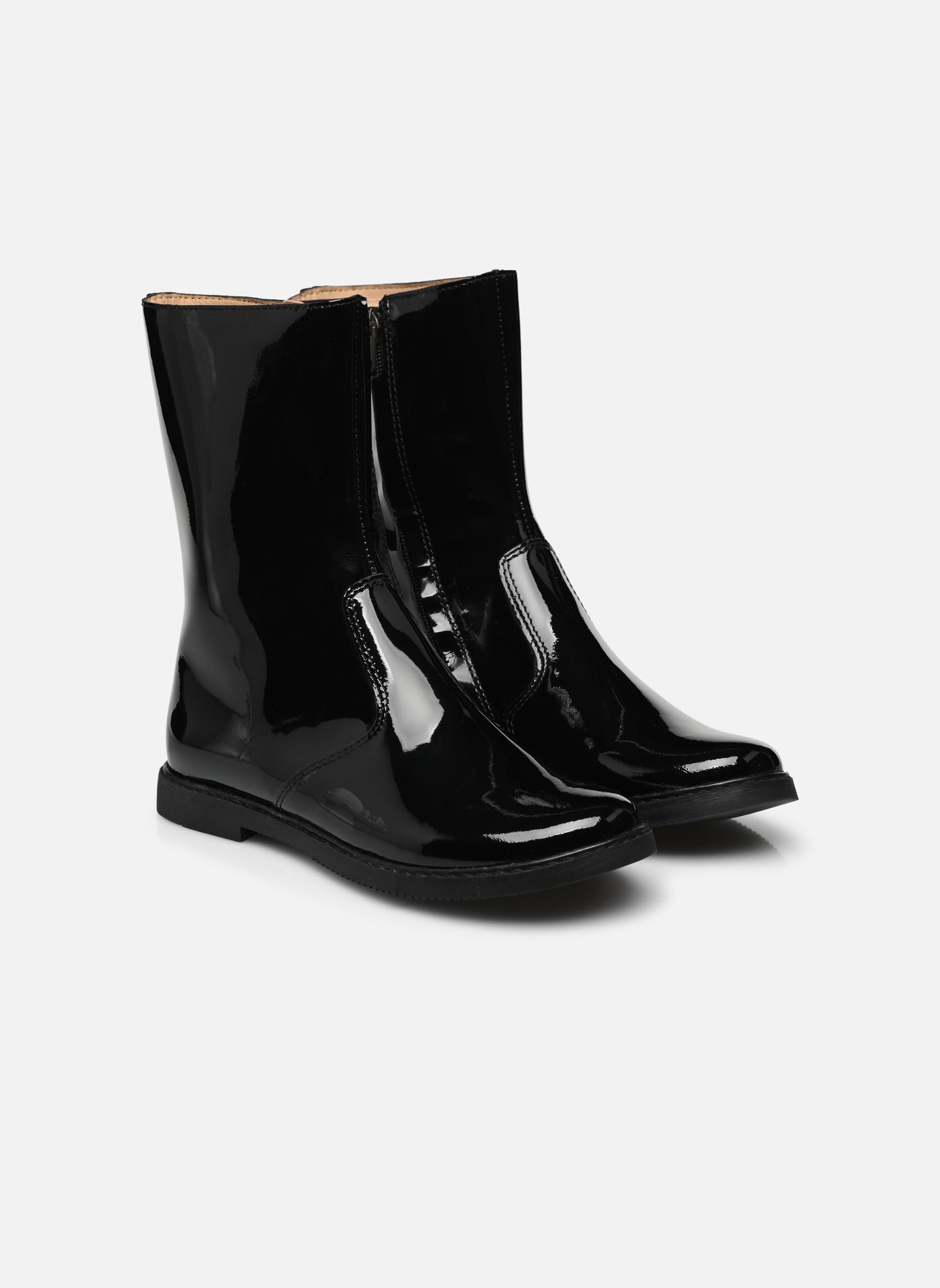 Stivaletti CITY MID BOTTE bambina nero Pom d Api Stivaletti CITY MID BOTTE bambina nero NOIR