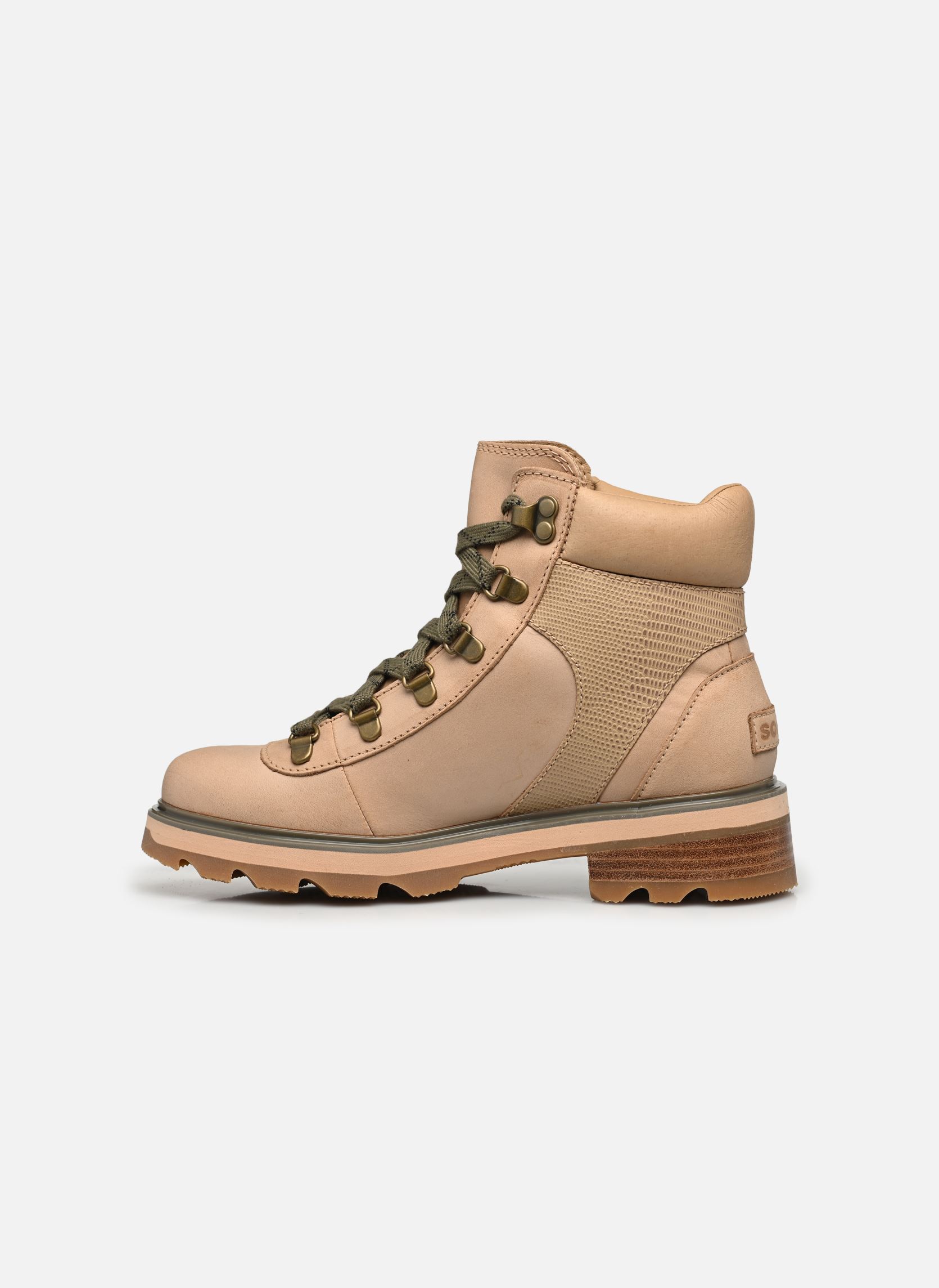 Veterlaarsjes Lennox Hiker Stkd Wp dames bruin Sorel Veterlaarsjes Lennox Hiker Stkd Wp dames bruin Canoe / Stone Green