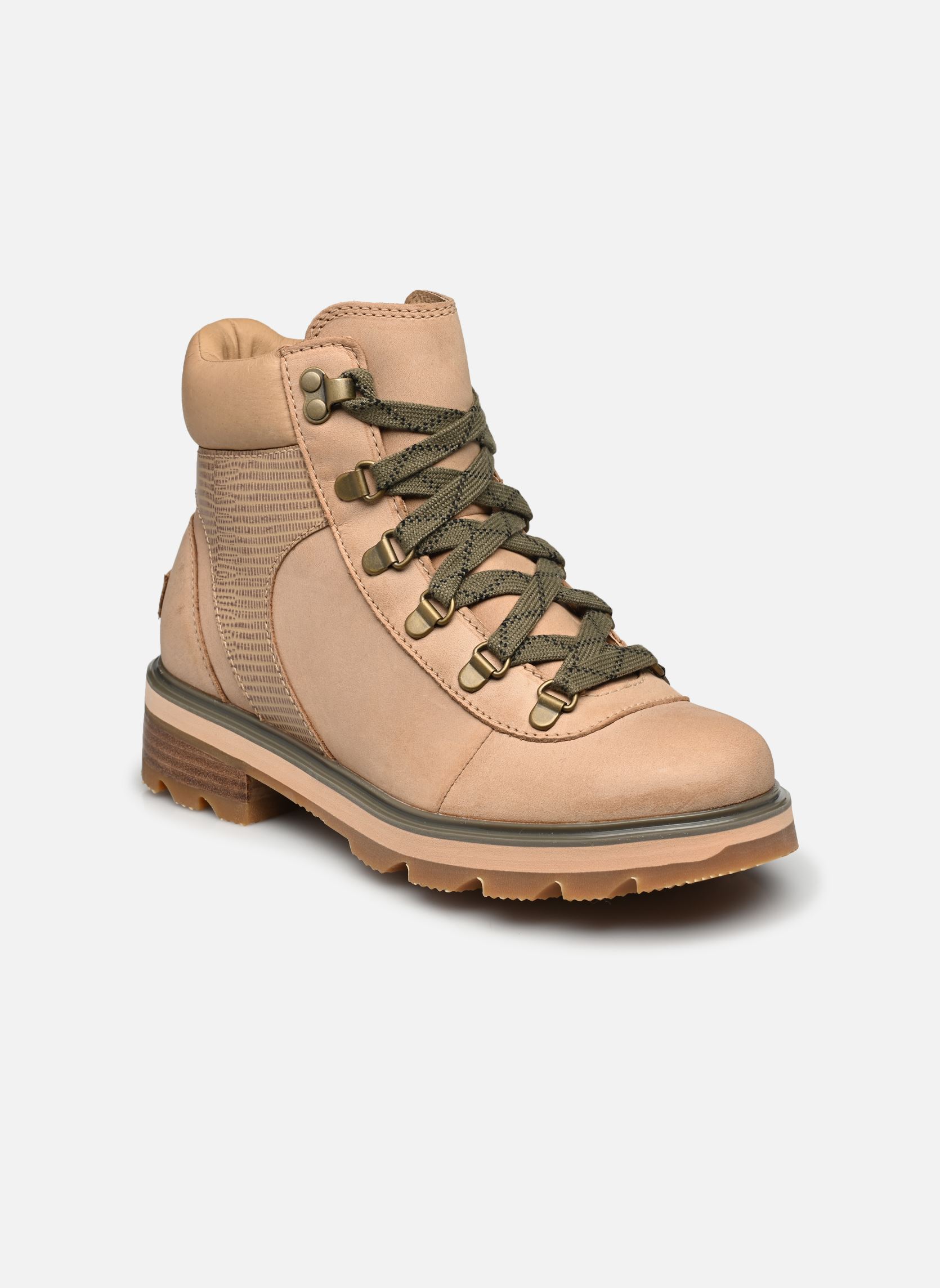 Veterlaarsjes Lennox Hiker Stkd Wp dames bruin Sorel Veterlaarsjes Lennox Hiker Stkd Wp dames bruin Canoe / Stone Green