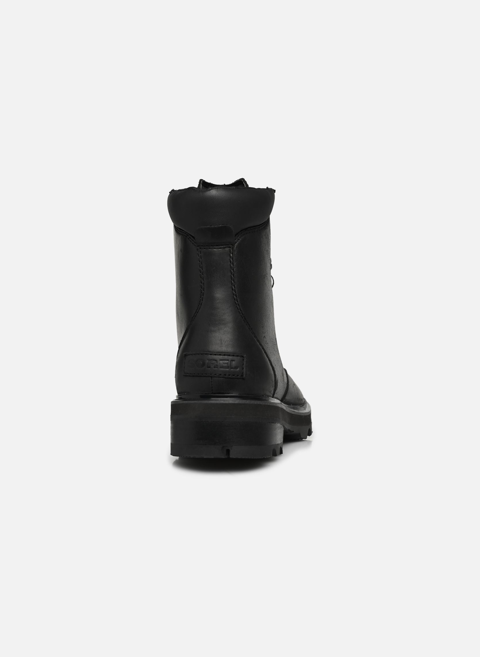 Geschnürte Stiefeletten Lennox Lace Stkd Wp damen schwarz Sorel Geschnürte Stiefeletten Lennox Lace Stkd Wp damen schwarz Black / Sea Salt