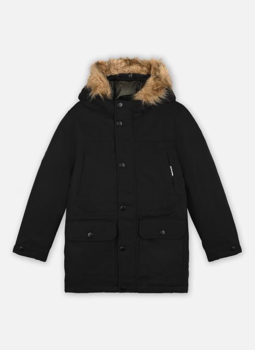 Jack & Jones Junior JJEHERO PUFFER HOOD - Übergangsjacke - black Jack & Jones Junior JJEHERO PUFFER HOOD - Übergangsjacke - black