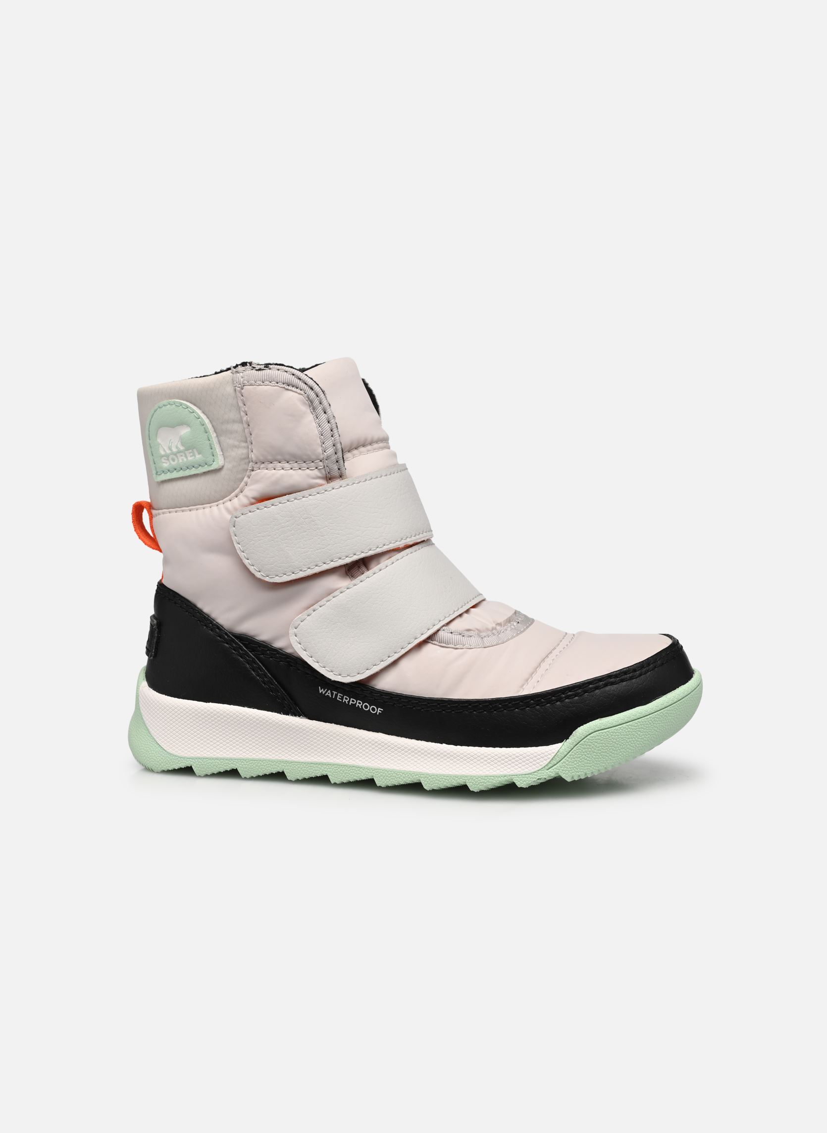 Bottes de neige Childrens Whitney II Strap Waterproof beige Sorel Bottes de neige Childrens Whitney II Strap Waterproof beige Moonstone / Black