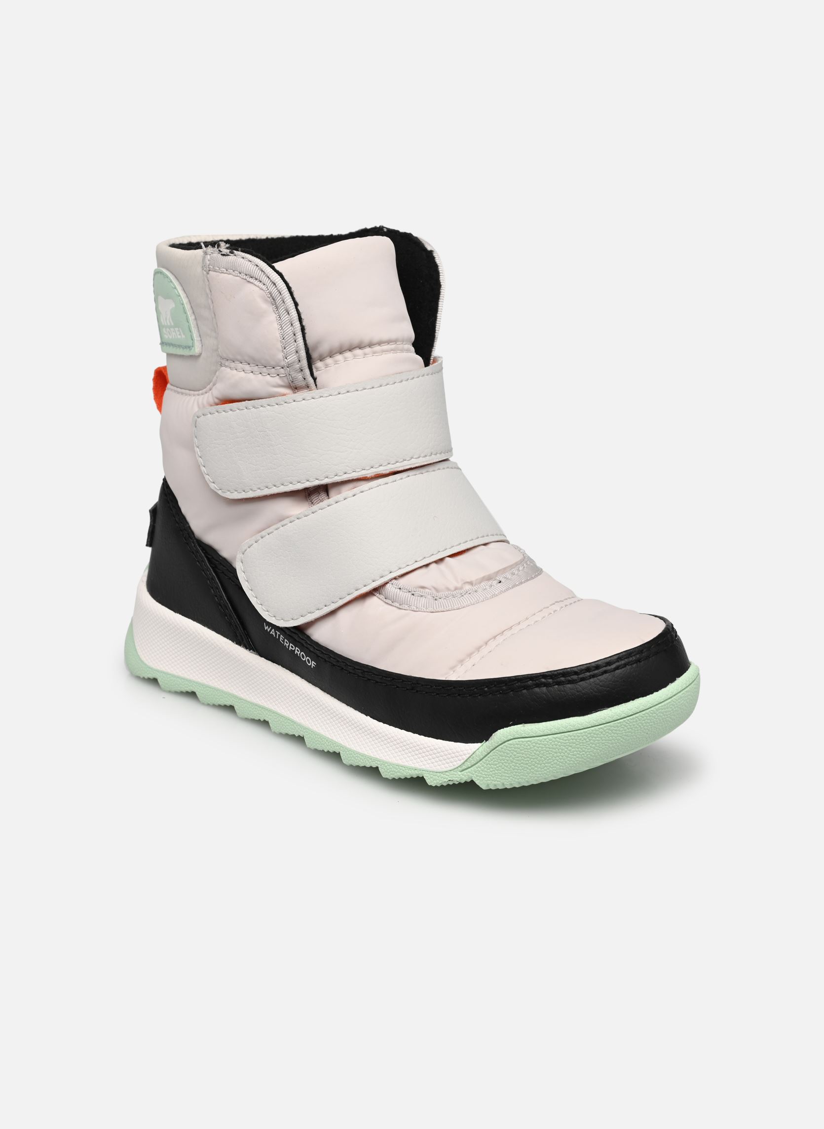 Bottes de neige Childrens Whitney II Strap Waterproof beige Sorel Bottes de neige Childrens Whitney II Strap Waterproof beige Moonstone / Black