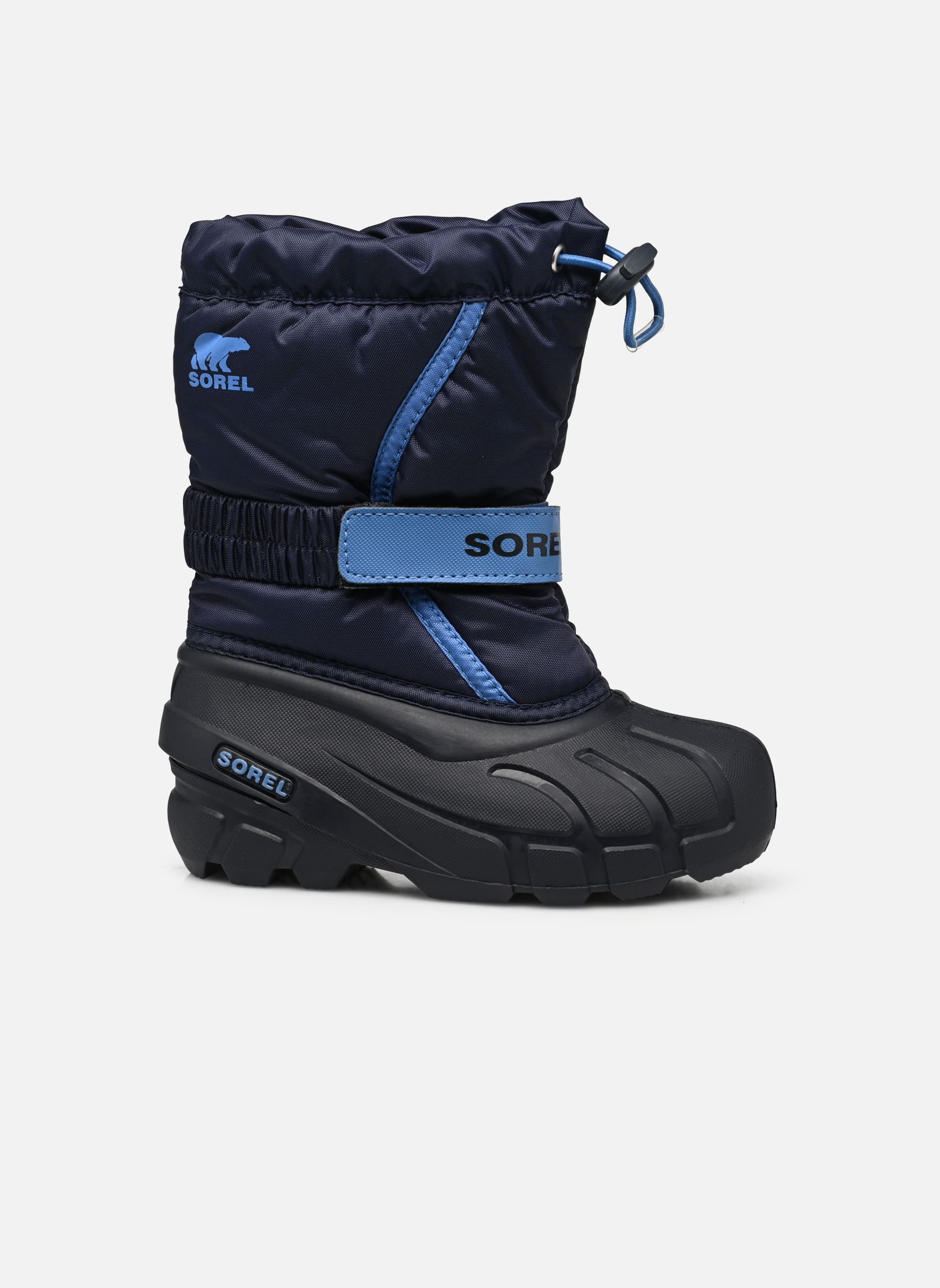 Bottes de neige Childrens Flurry bleu Sorel Bottes de neige Childrens Flurry bleu Collegiate Navy / Atmosphere
