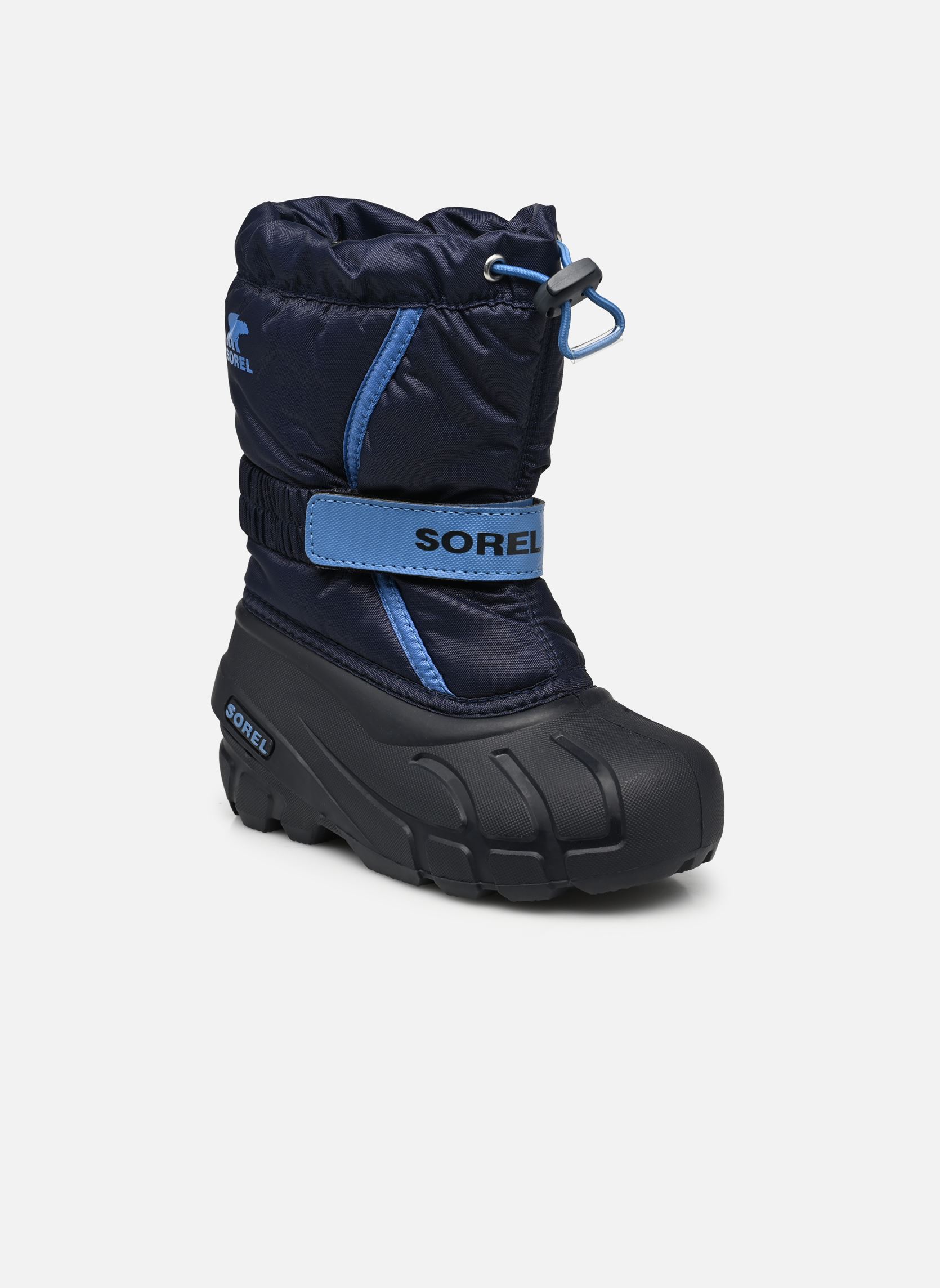 Bottes de neige Childrens Flurry bleu Sorel Bottes de neige Childrens Flurry bleu Collegiate Navy / Atmosphere