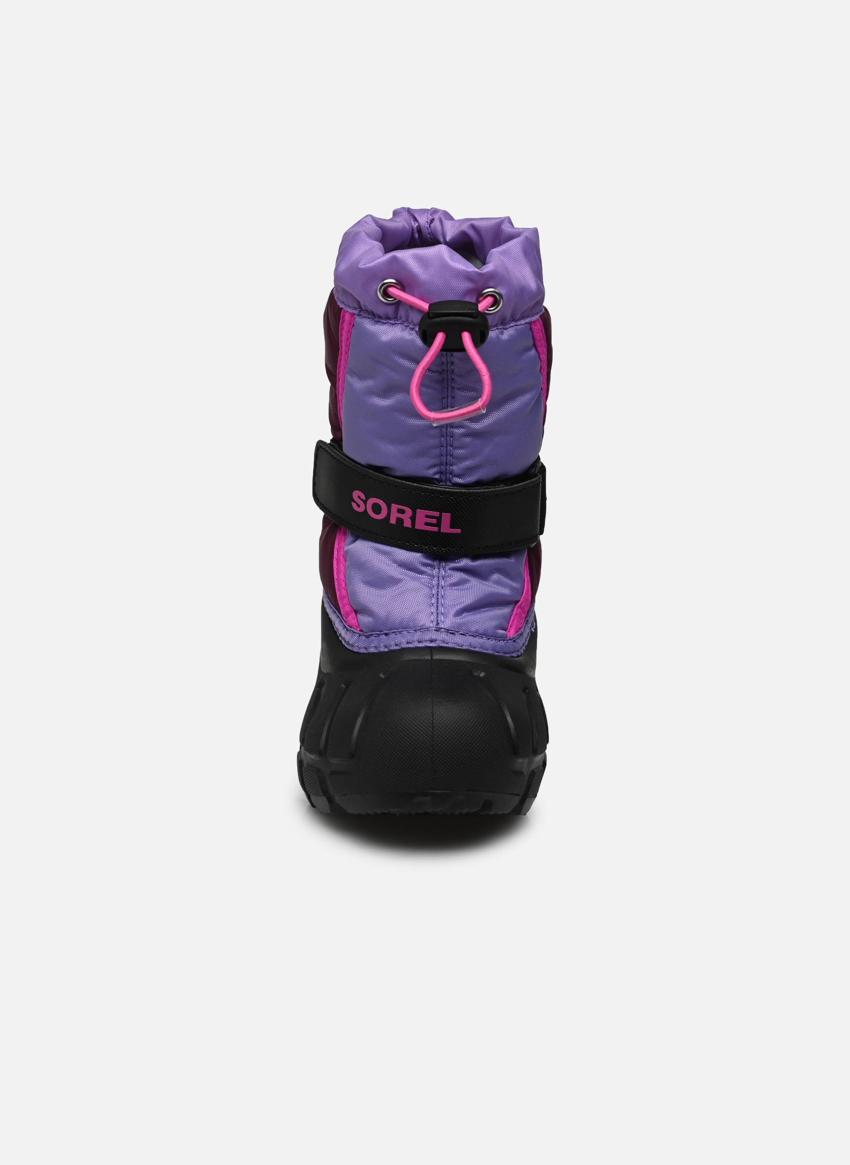 Bottes de neige Childrens Flurry violet Sorel Bottes de neige Childrens Flurry violet Purple Dahlia / Paisley Purple