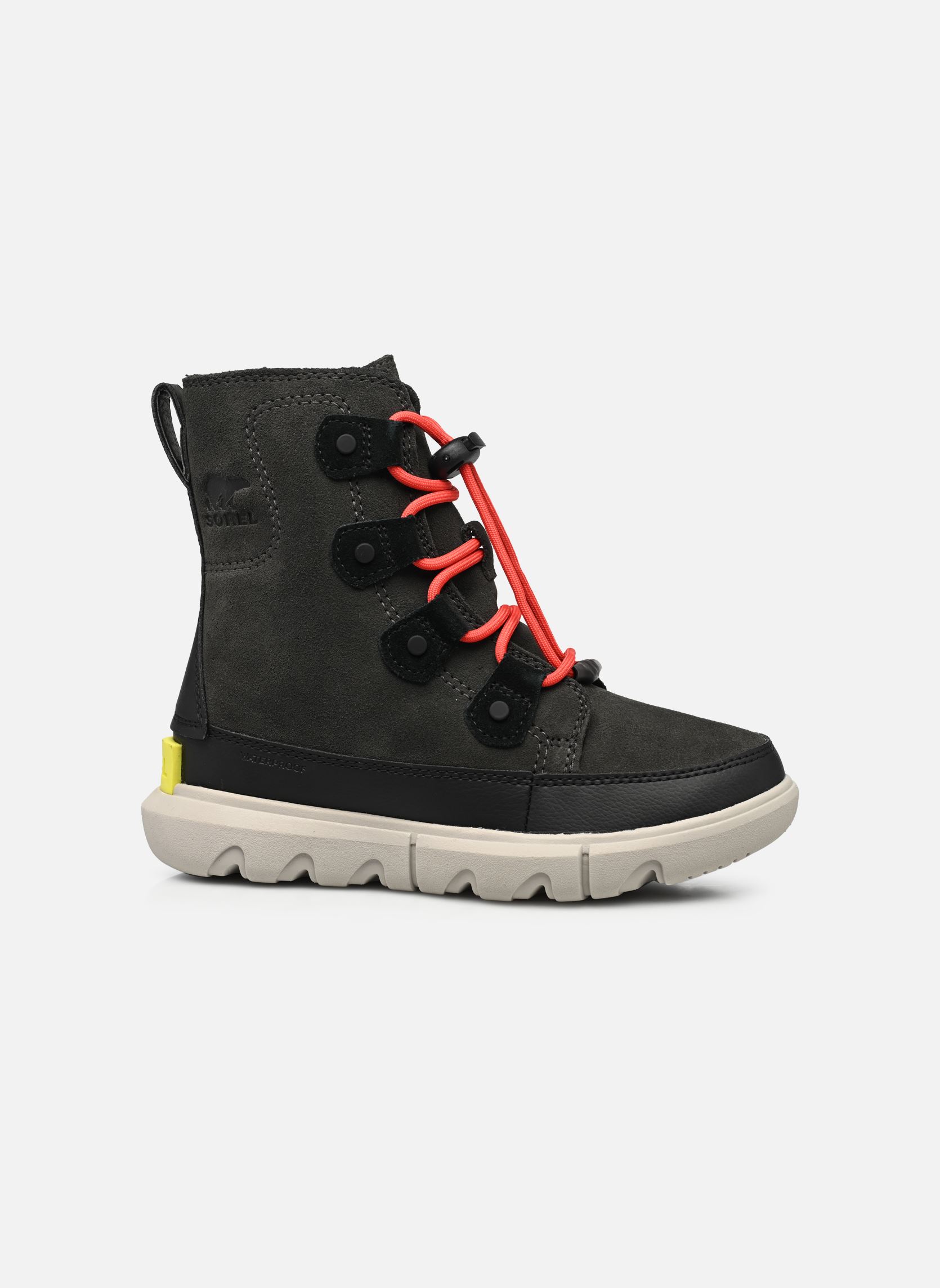 Schneestiefel Youth Sorel Explorer Lace Waterproof grün Sorel Schneestiefel Youth Sorel Explorer Lace Waterproof grün Jet Black