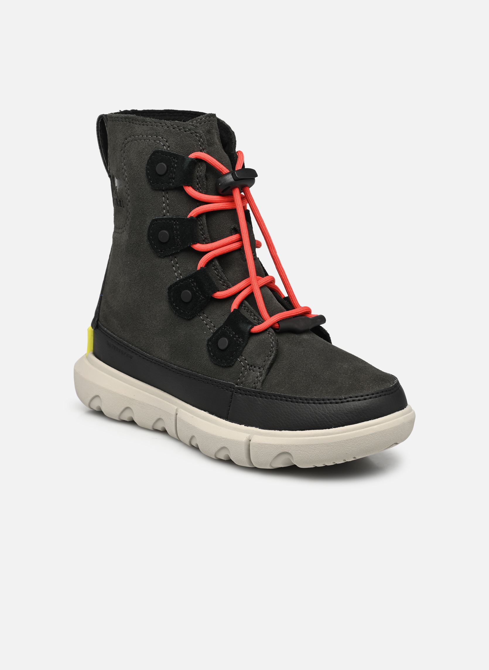 Schneestiefel Youth Sorel Explorer Lace Waterproof grün Sorel Schneestiefel Youth Sorel Explorer Lace Waterproof grün Jet Black