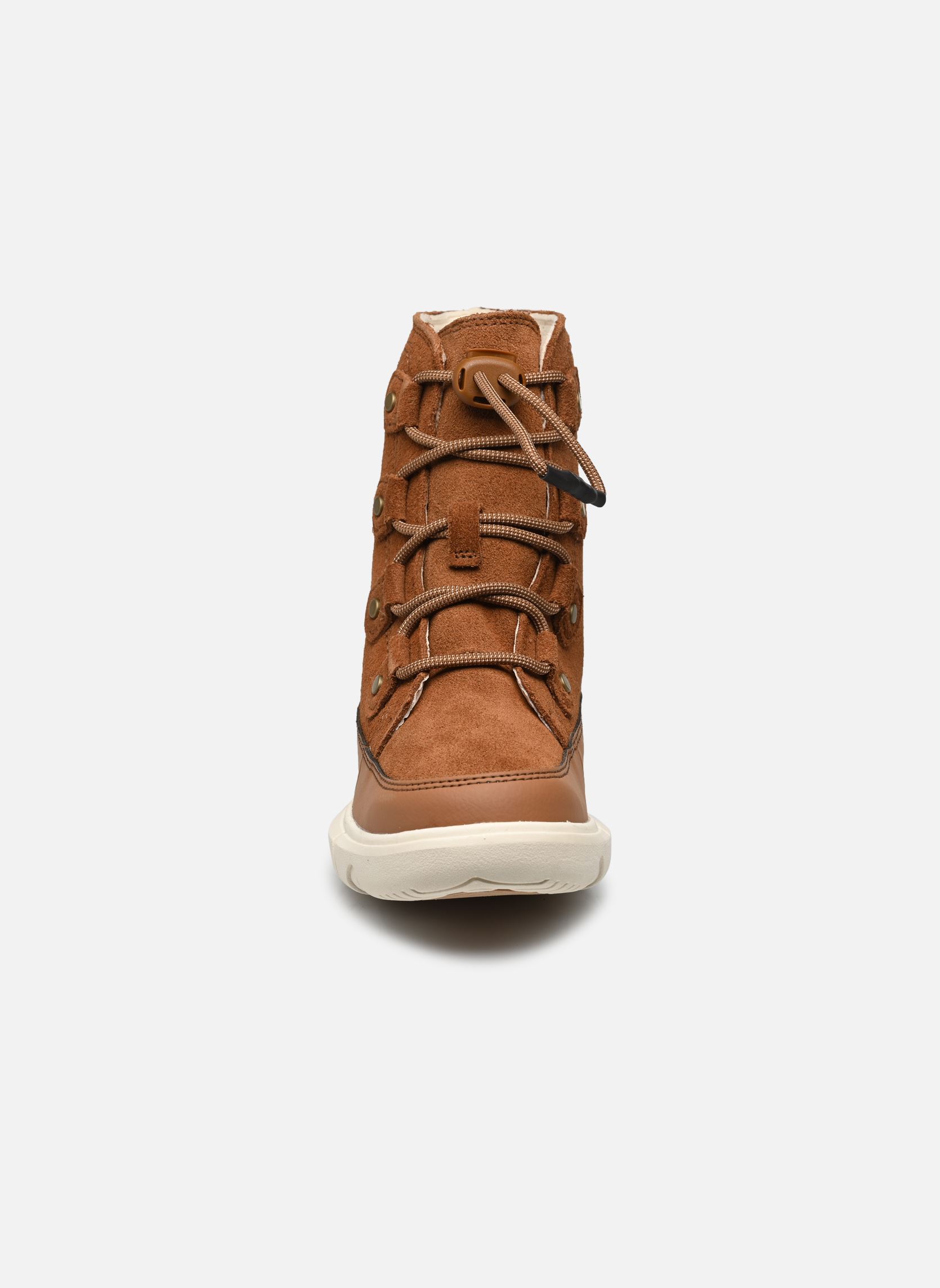 Snowboots Youth Sorel Explorer Lace Waterproof bruin Sorel Snowboots Youth Sorel Explorer Lace Waterproof bruin Velvet Tan / Cha