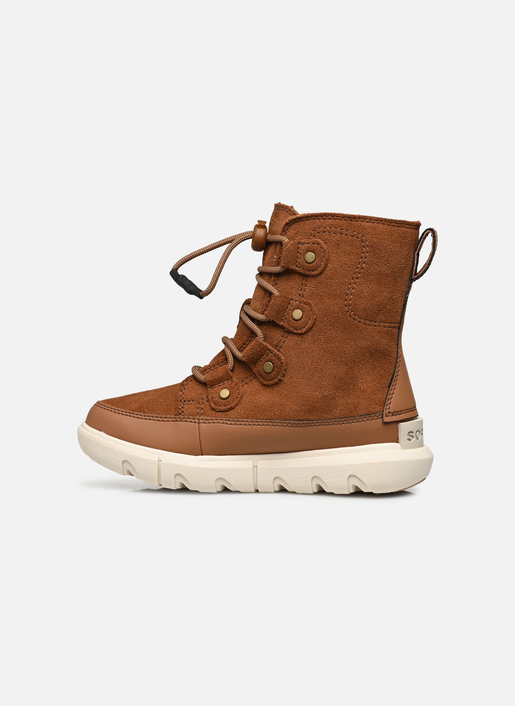 Snowboots Youth Sorel Explorer Lace Waterproof bruin Sorel Snowboots Youth Sorel Explorer Lace Waterproof bruin Velvet Tan / Cha