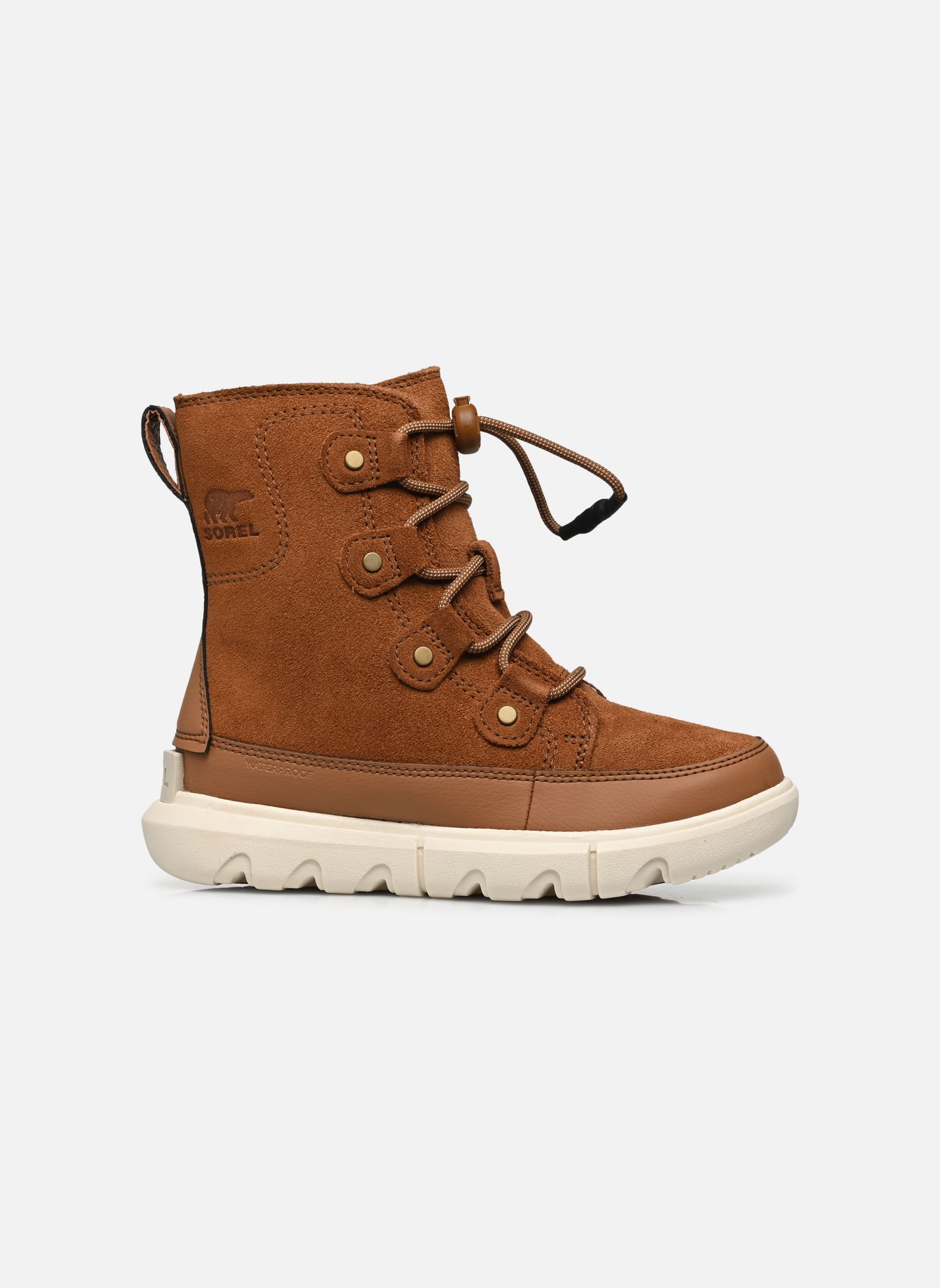 Snowboots Youth Sorel Explorer Lace Waterproof bruin Sorel Snowboots Youth Sorel Explorer Lace Waterproof bruin Velvet Tan / Cha