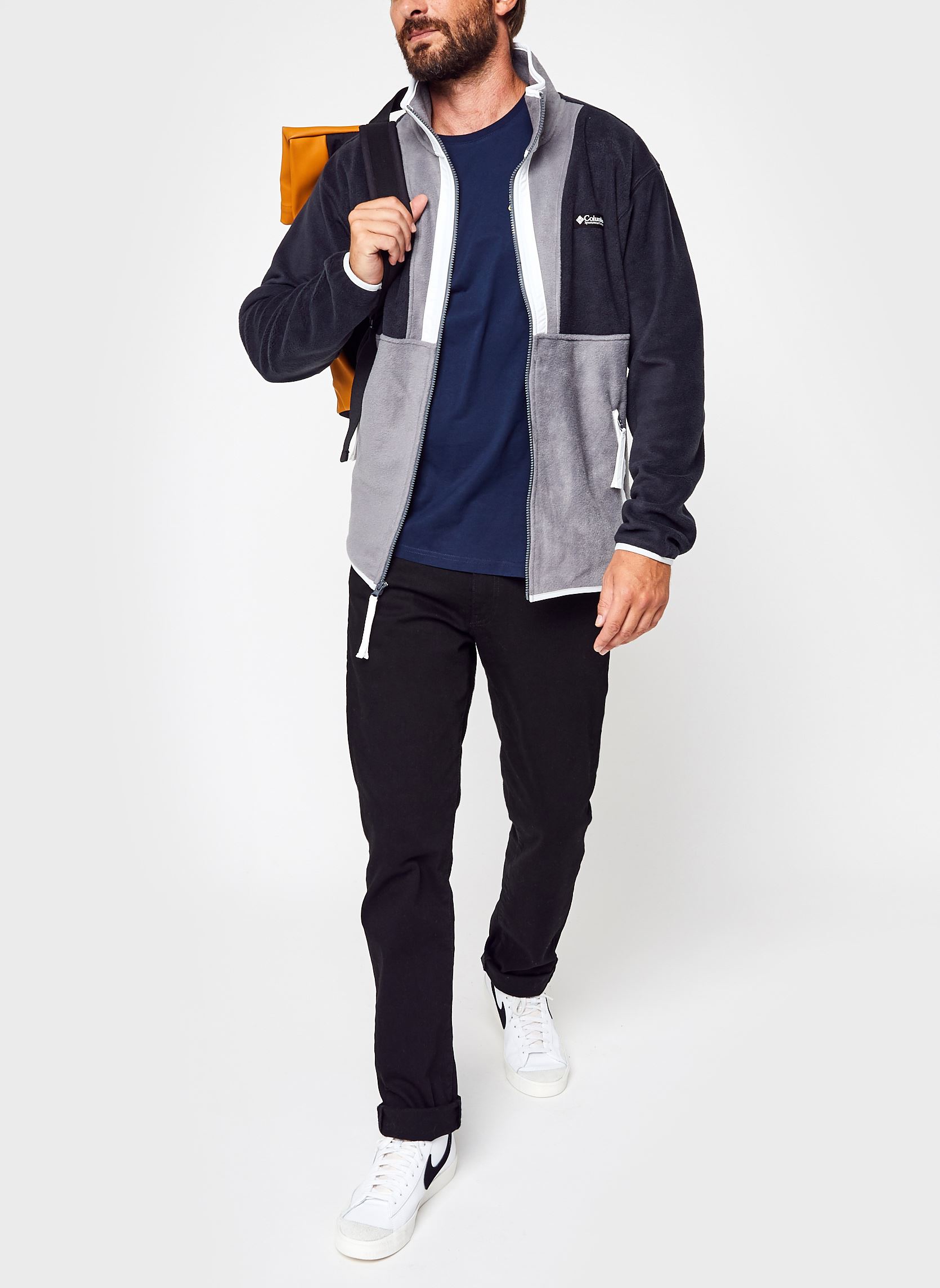 Vestes polaires Back Bowl Full Zip Fleec homme noir Columbia Vestes polaires Back Bowl Full Zip Fleec homme noir BLACK / CITY GREY / WHITE