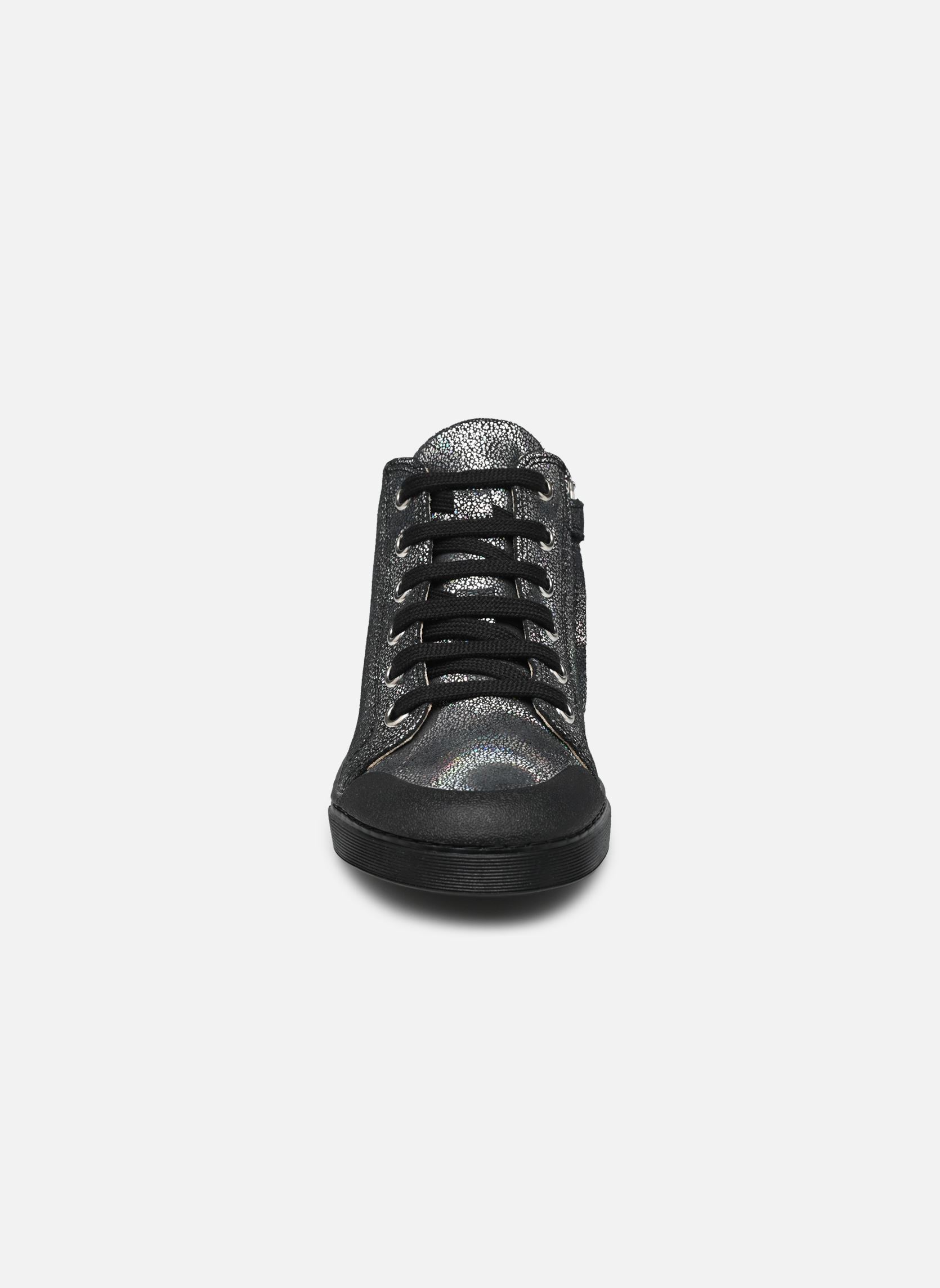 Niedrige Sneaker TEN WIN MID CUT mädchen schwarz Ten IS Niedrige Sneaker TEN WIN MID CUT mädchen schwarz BLACK HOLO