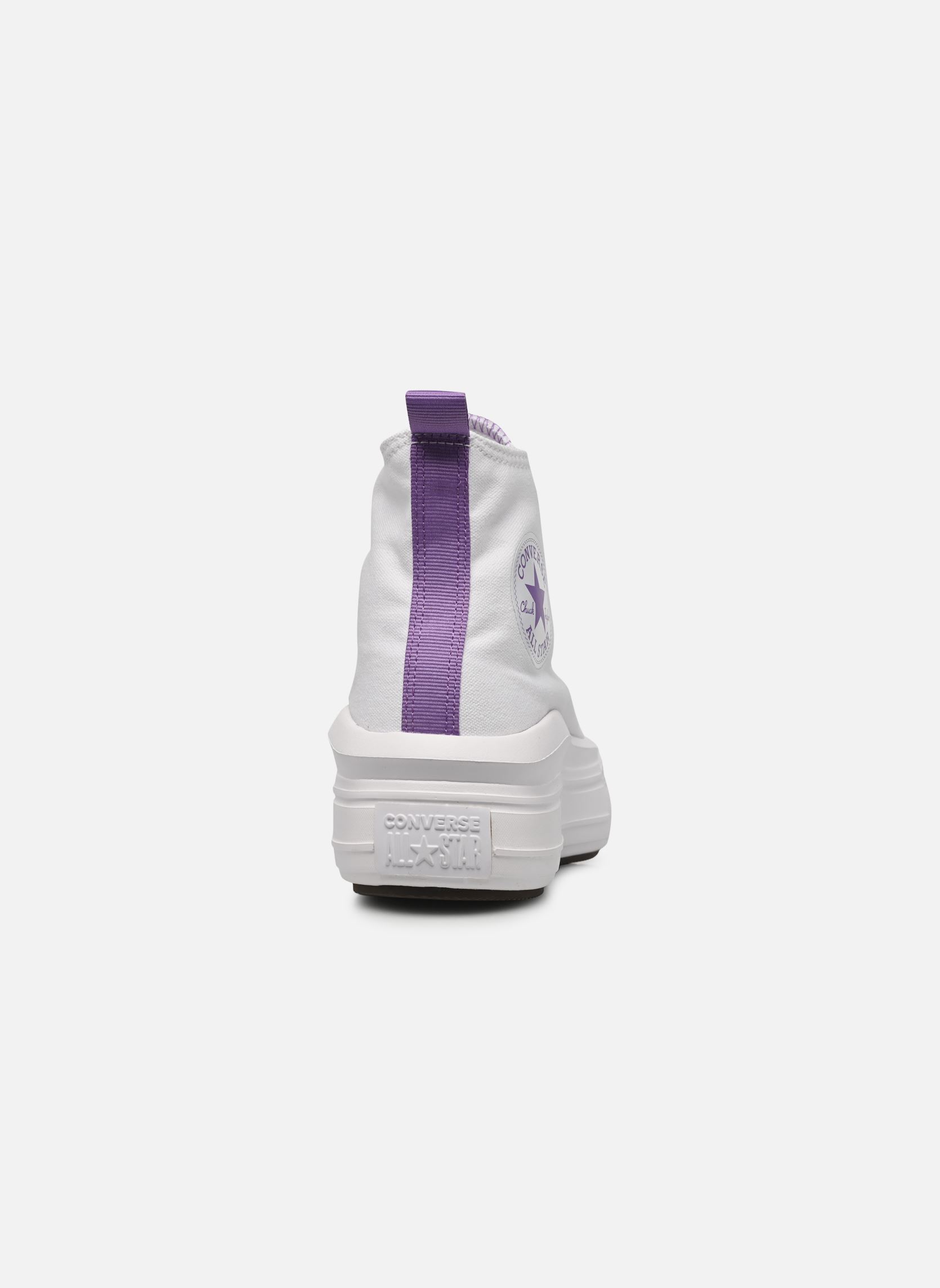 Baskets hautes Chuck Taylor All Star Move Hi J blanc Converse Baskets hautes Chuck Taylor All Star Move Hi J blanc WHITEPIXEL PURPLEWHITE